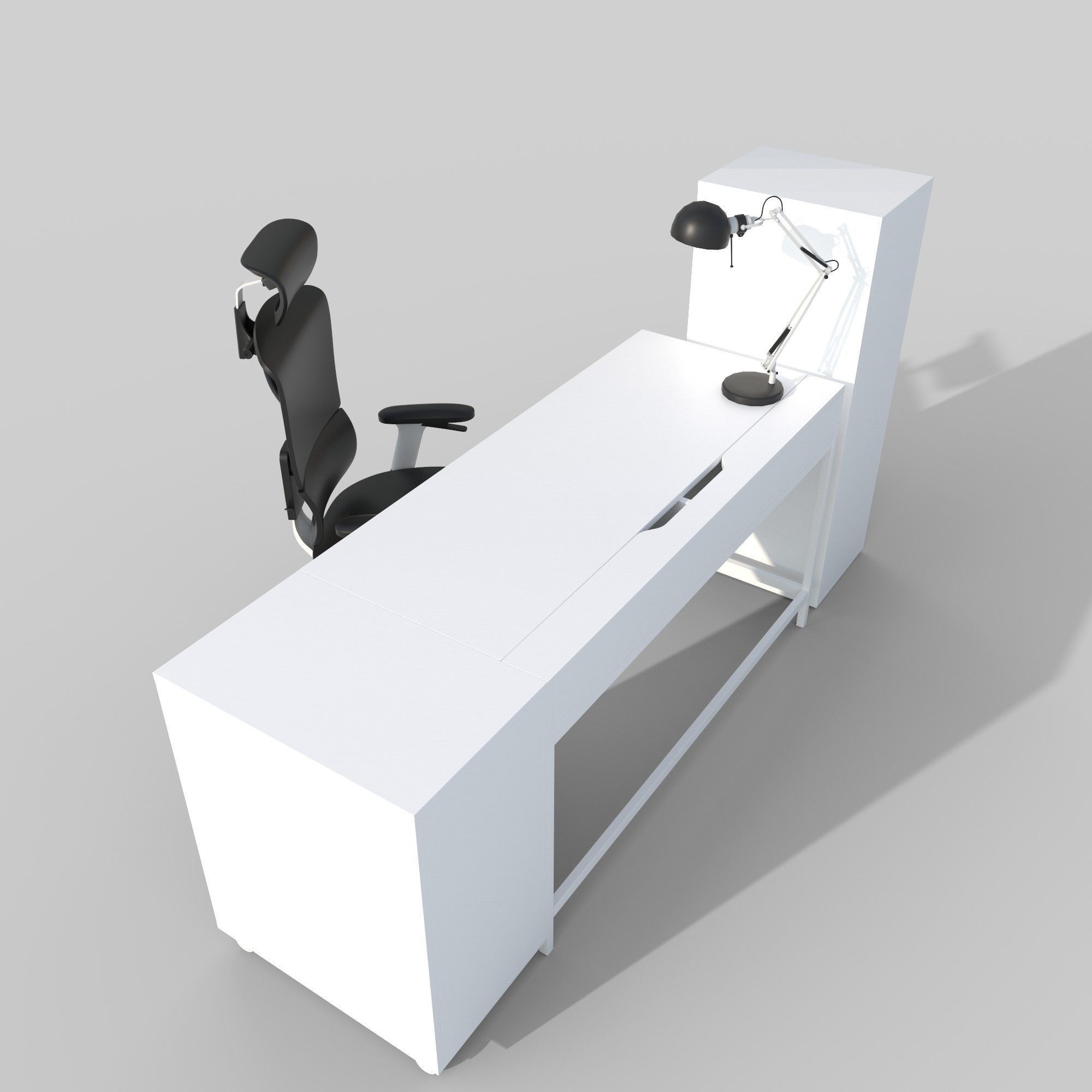 Ikea table 3D model_2