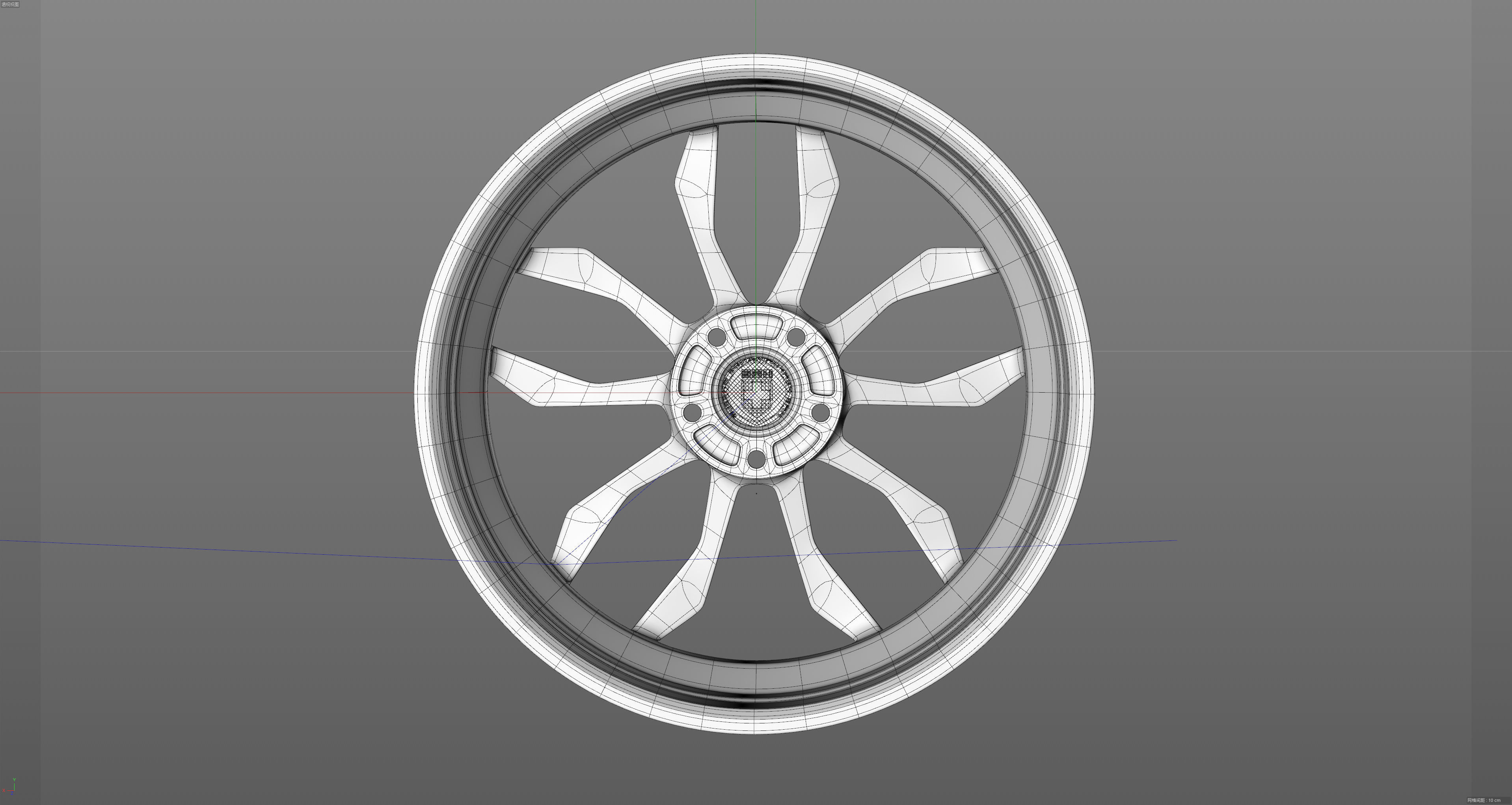 HRE P201 Low-poly 3D model_27