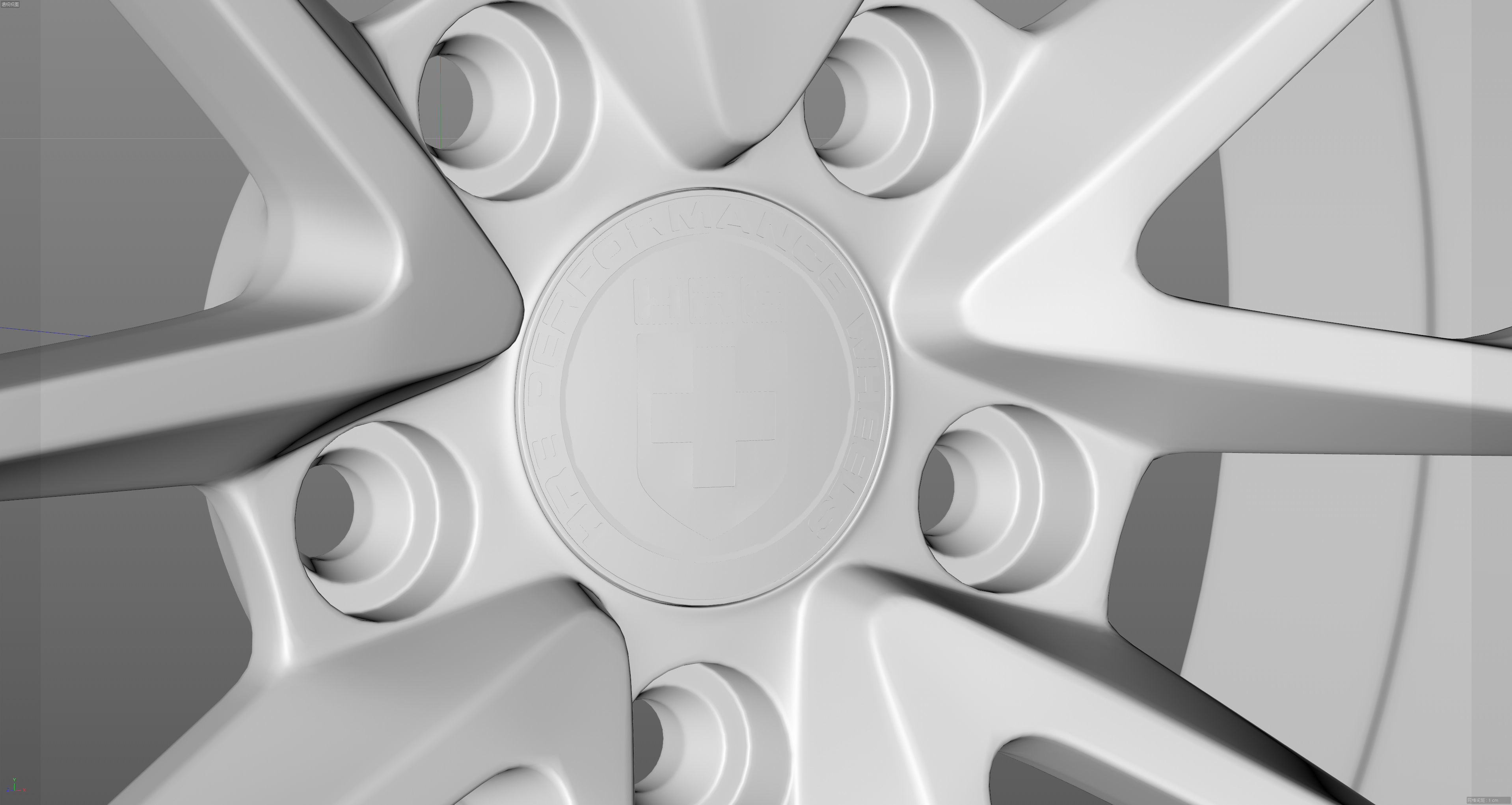 HRE P201 Low-poly 3D model_19