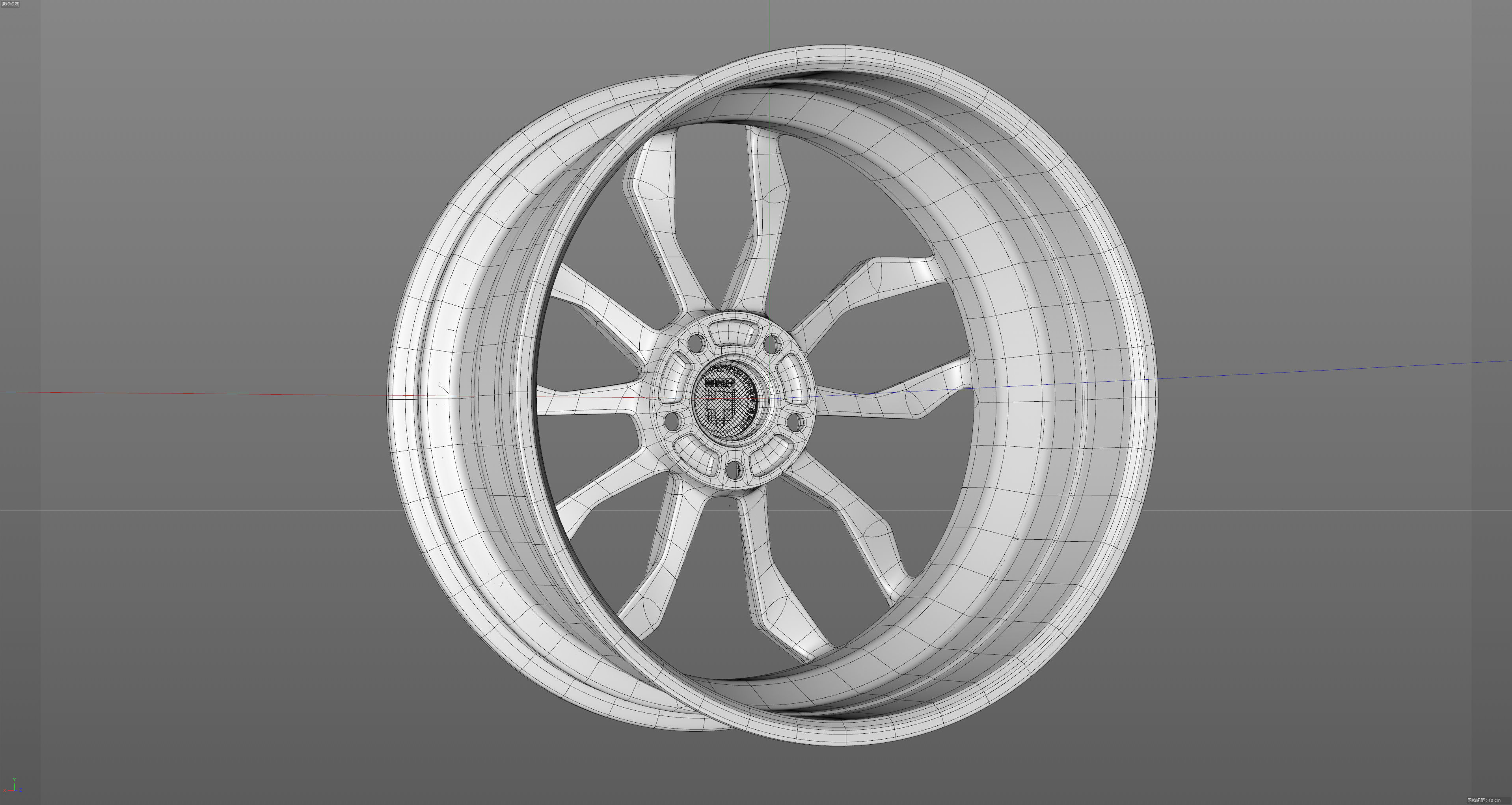 HRE P201 Low-poly 3D model_26