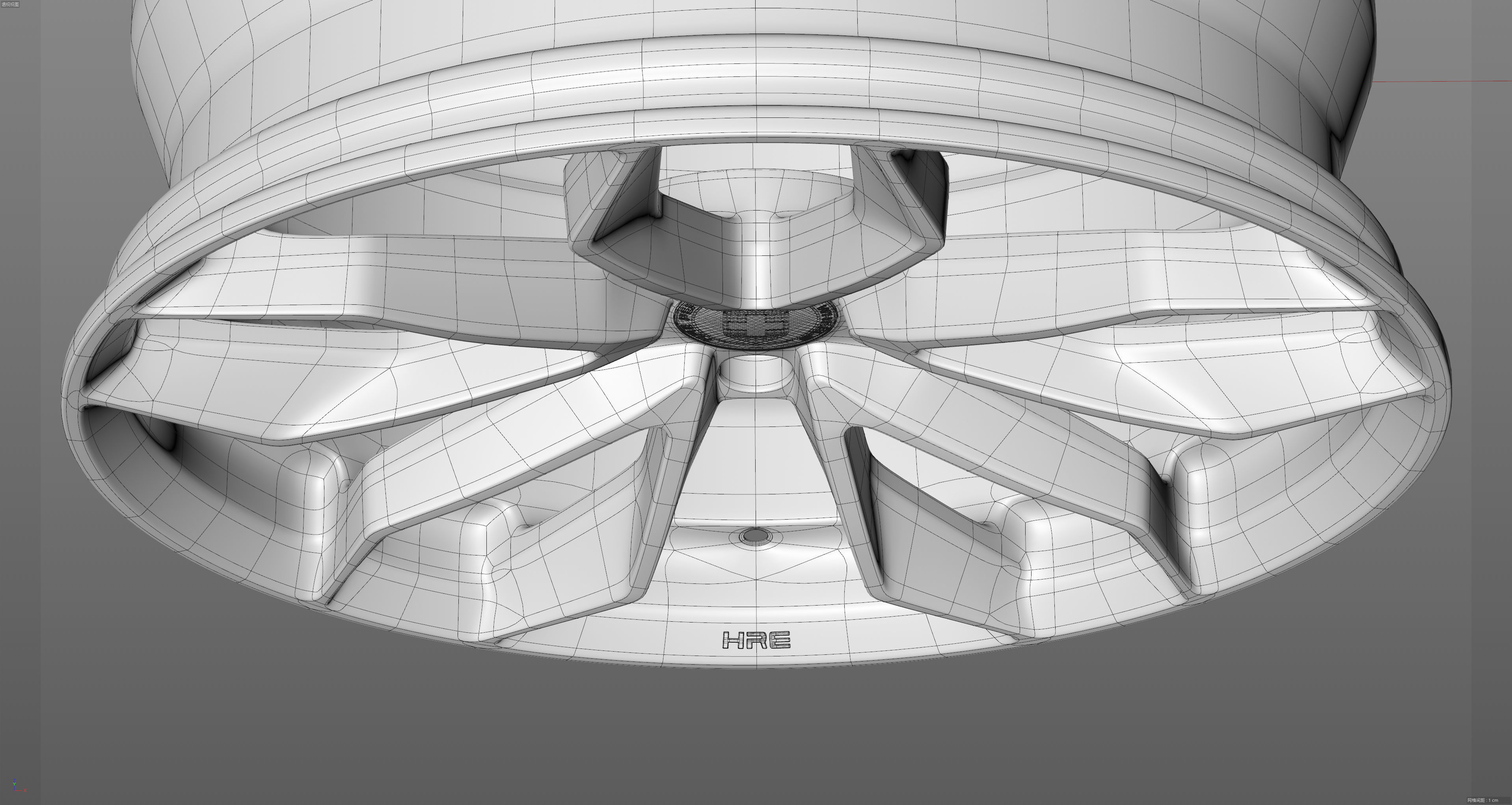 HRE P201 Low-poly 3D model_32