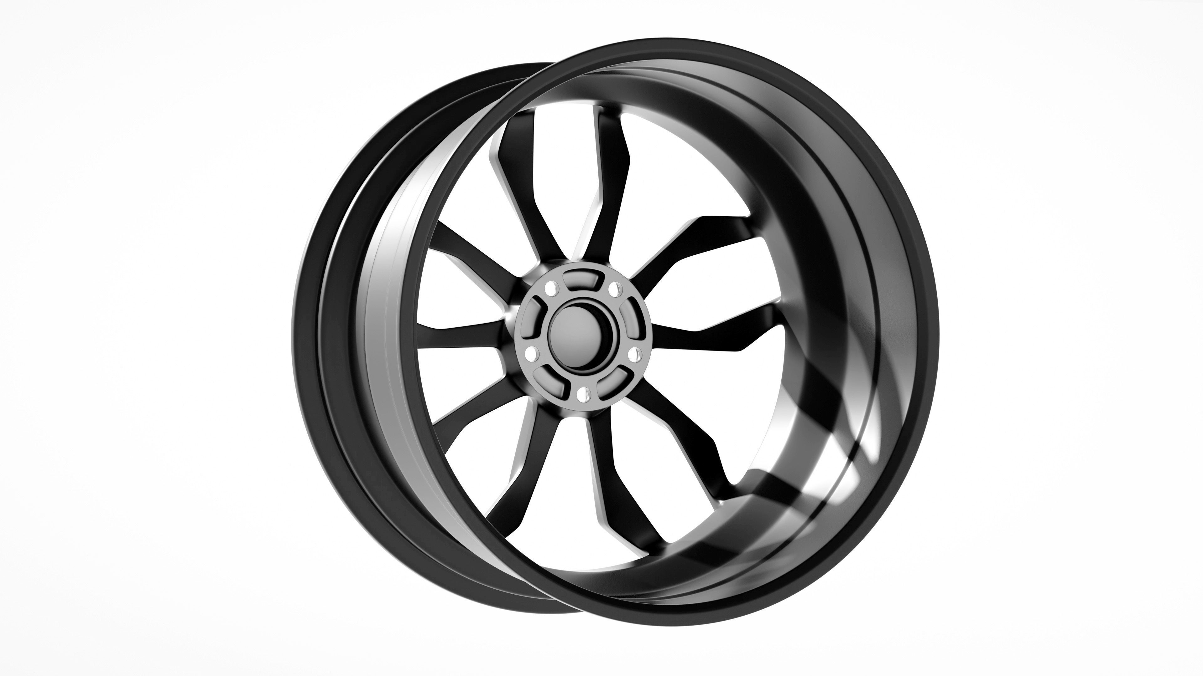 HRE P201 Low-poly 3D model_4