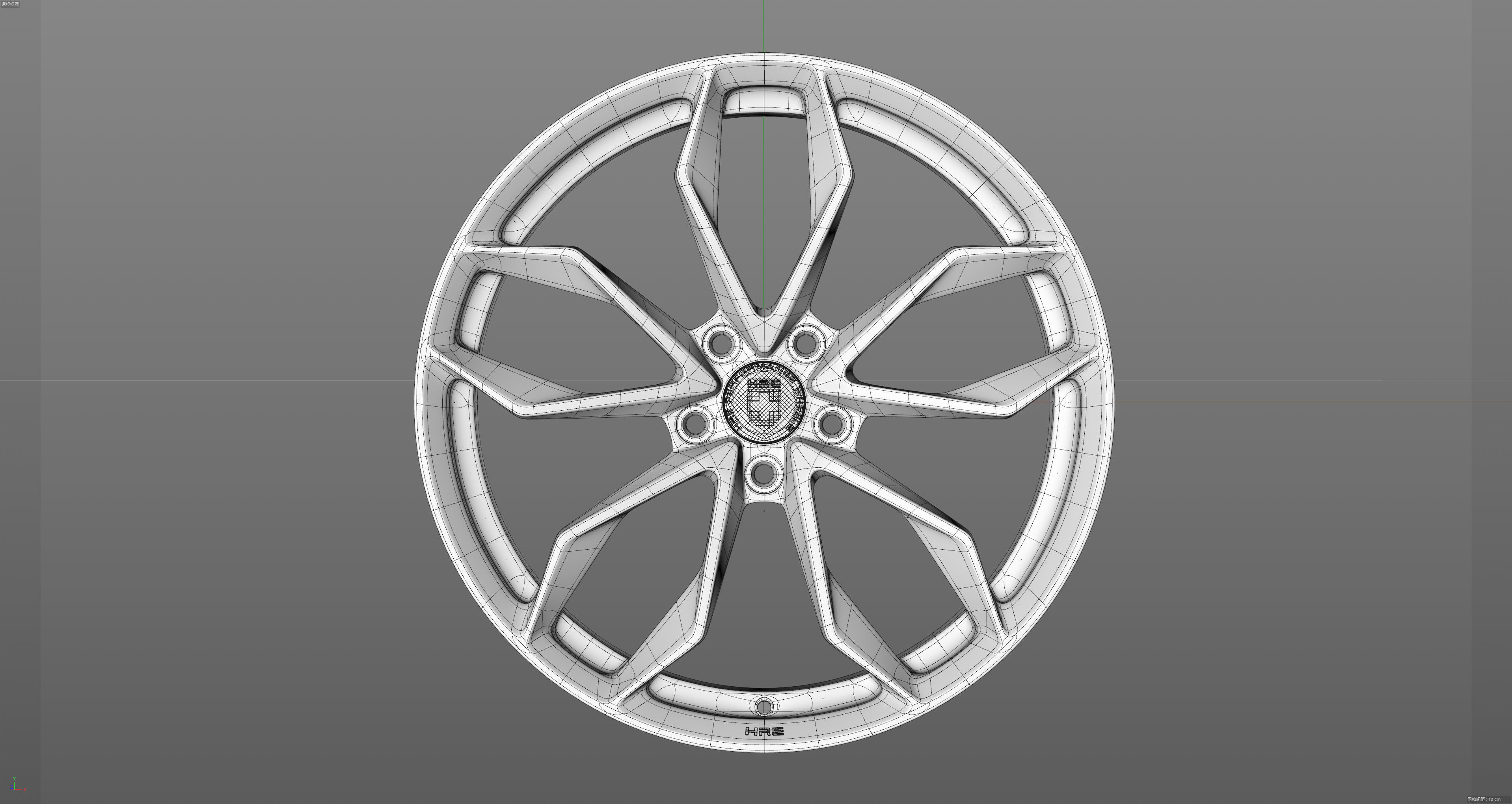 HRE P201 Low-poly 3D model_24