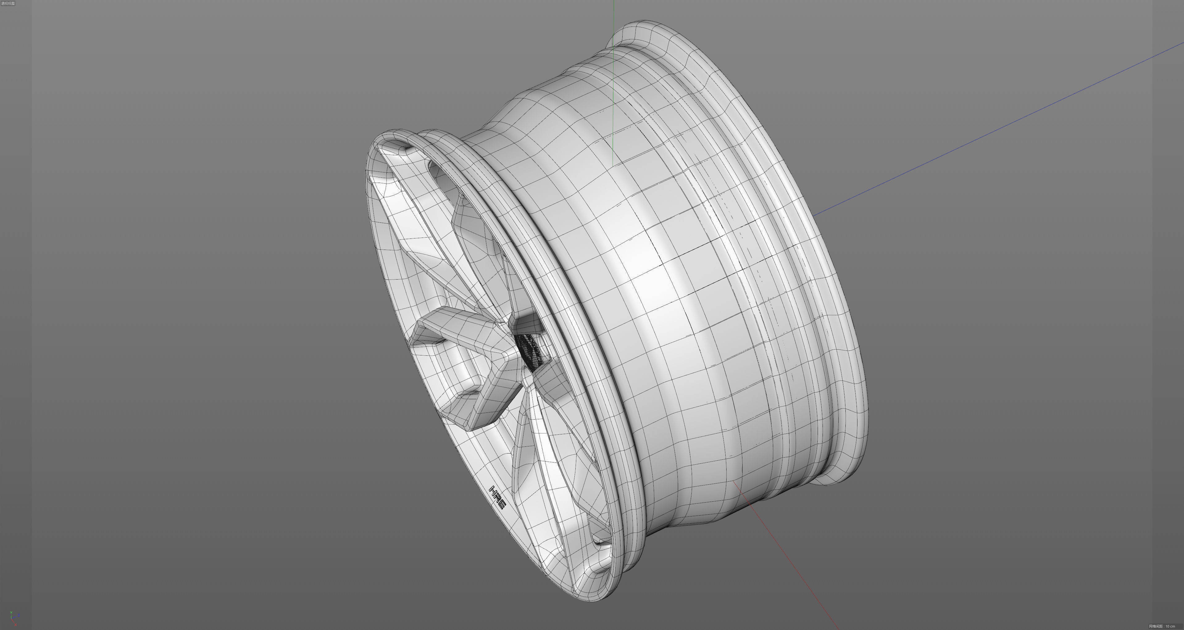 HRE P201 Low-poly 3D model_28