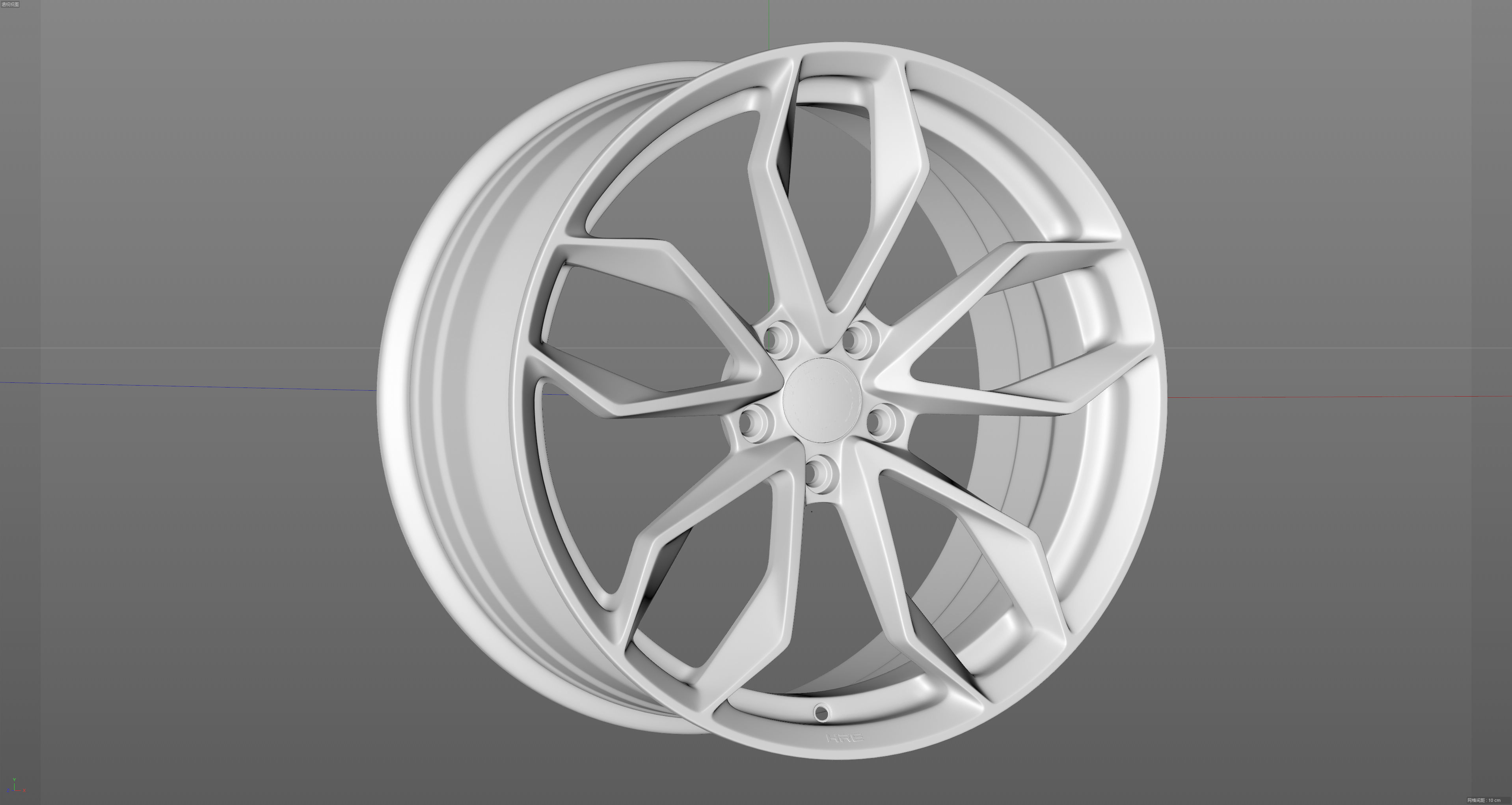 HRE P201 Low-poly 3D model_12