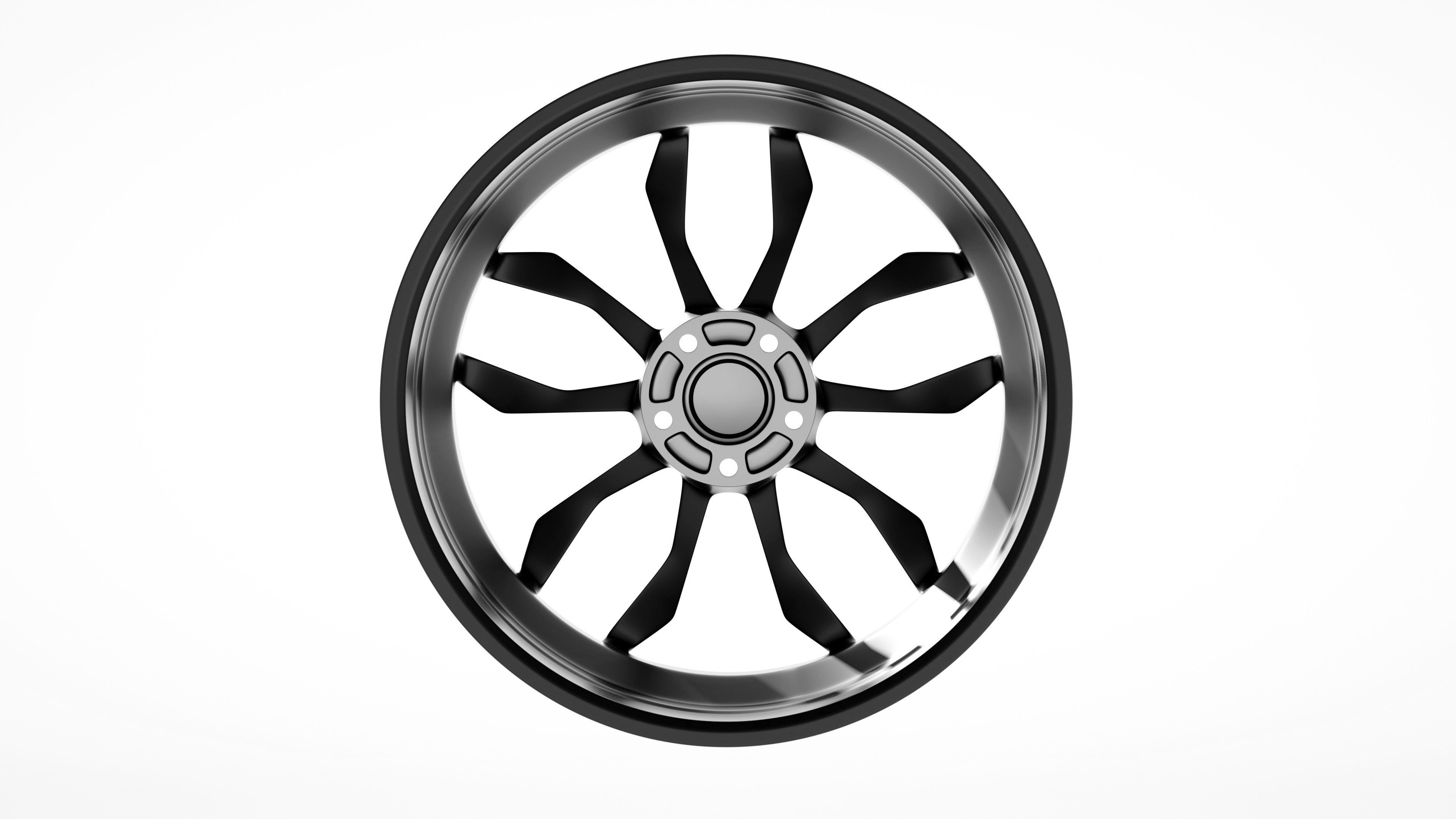 HRE P201 Low-poly 3D model_5