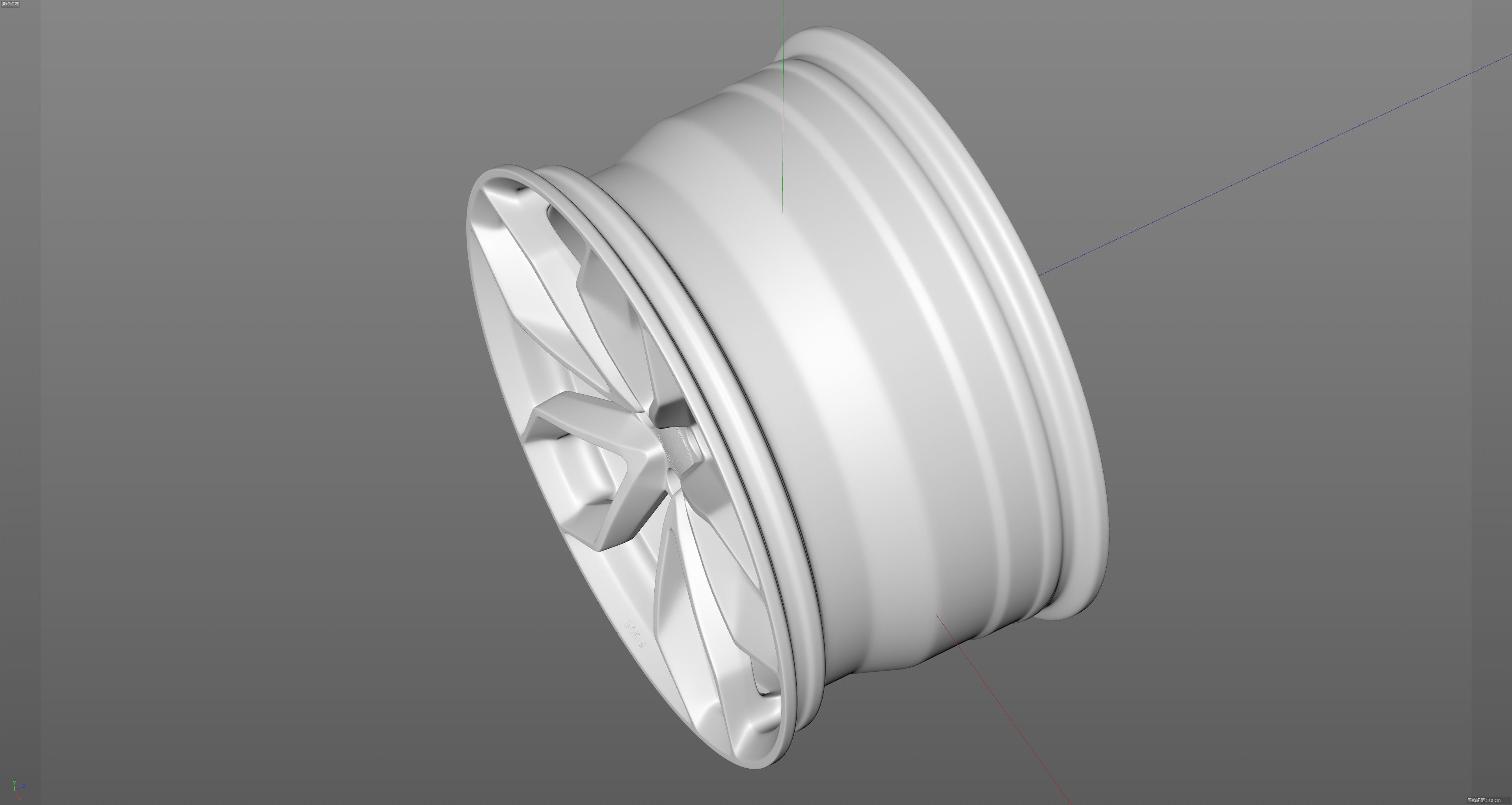 HRE P201 Low-poly 3D model_17