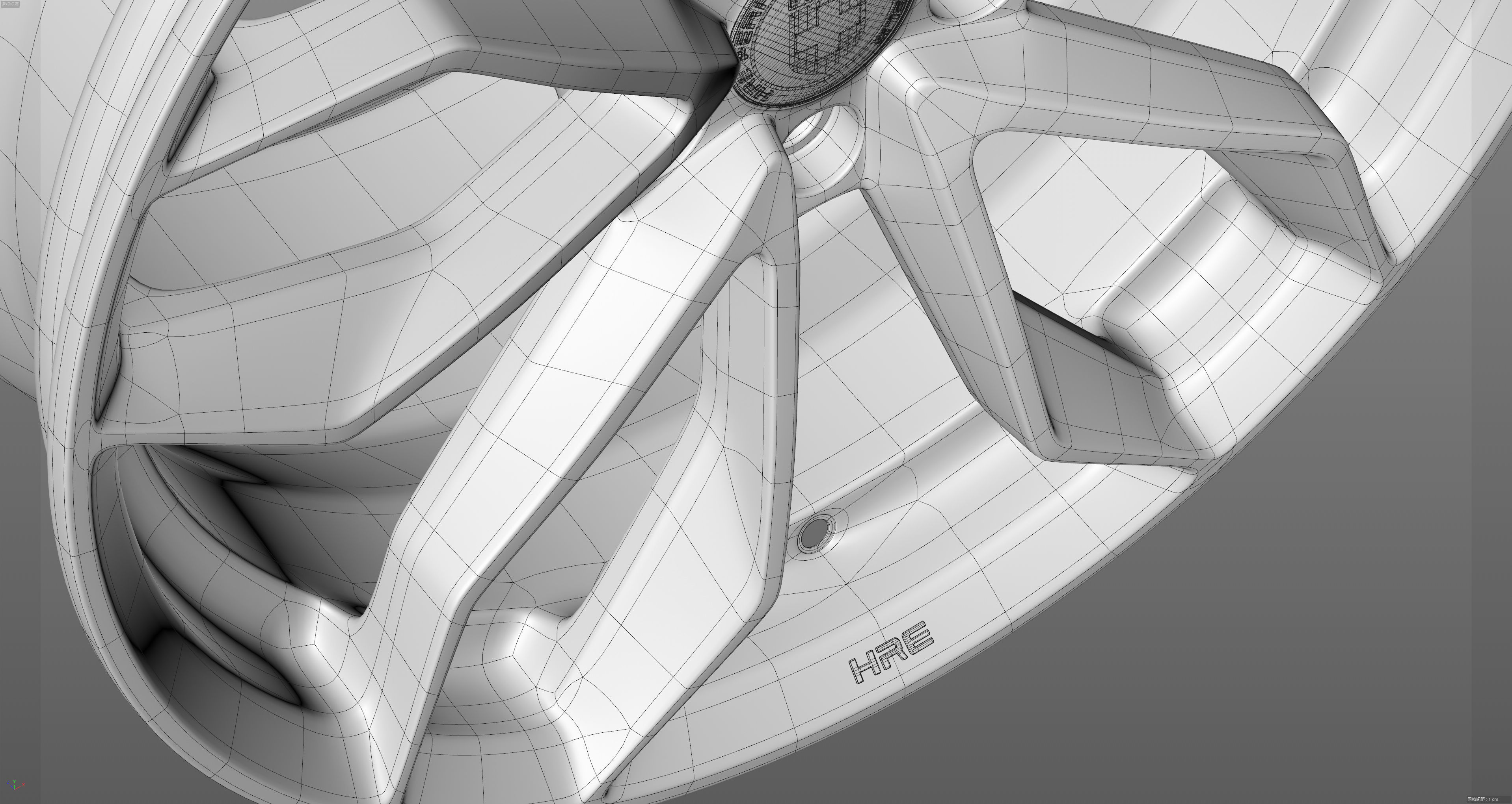 HRE P201 Low-poly 3D model_29