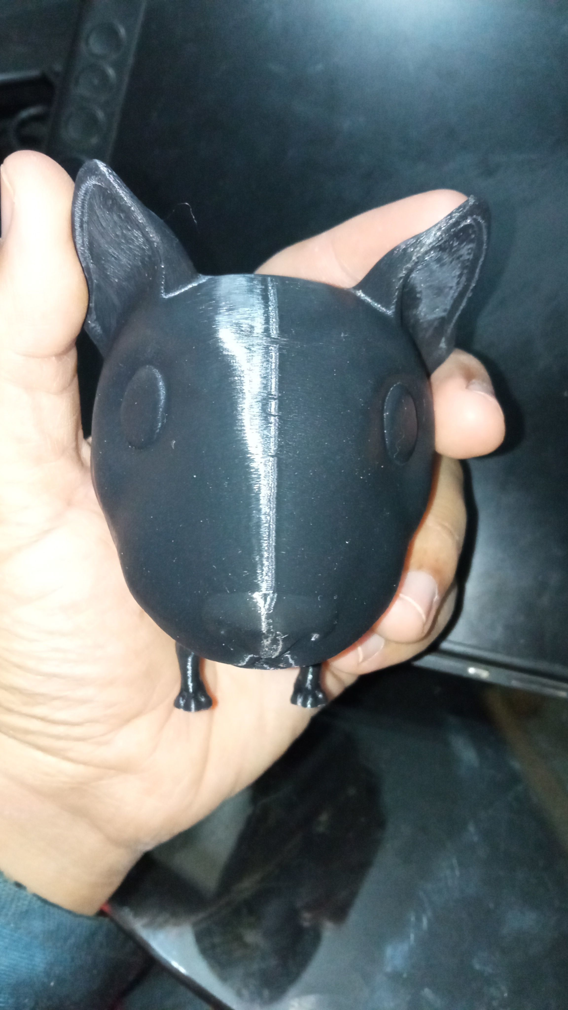 BULL TERRIER FUNKO POP DOG CUSTOM PETS 3D print model_3