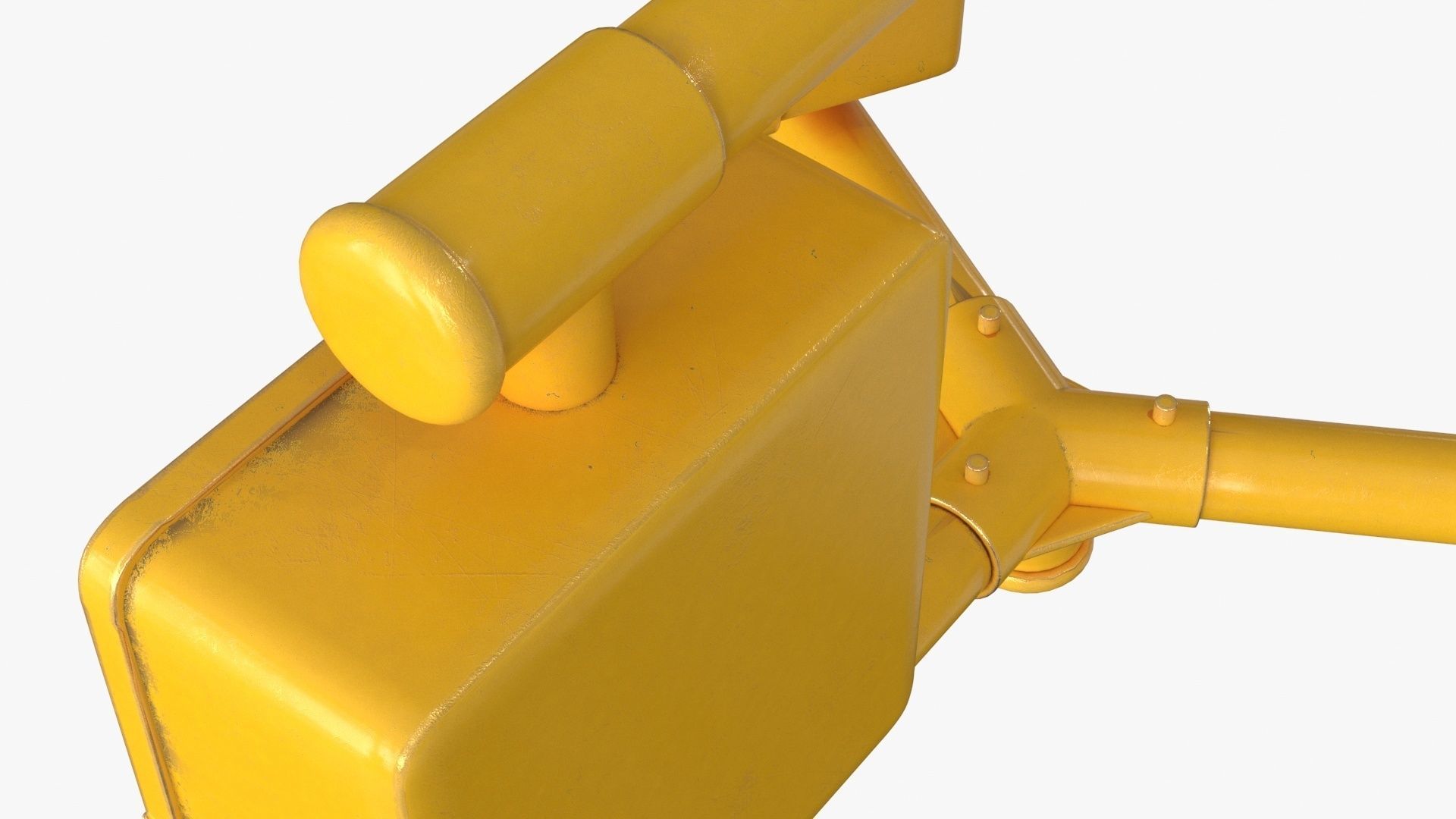 Traffic light 2 Low-poly 3D model_6