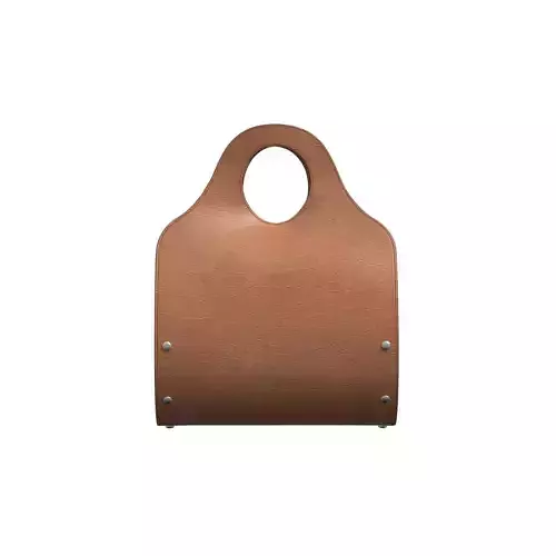 Brown Leather Mini Tote Bag