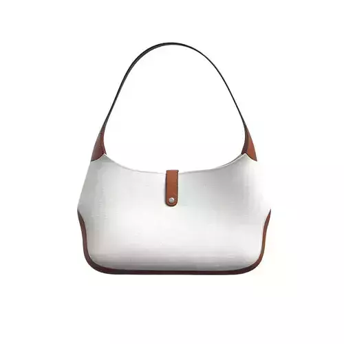 Brown Leather Strap Hobo Bag