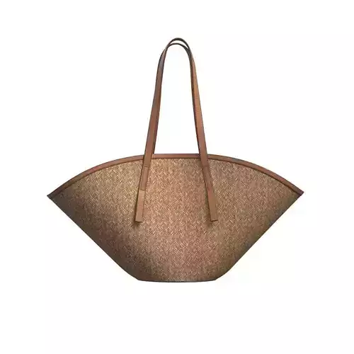 Brown Rattan Bag
