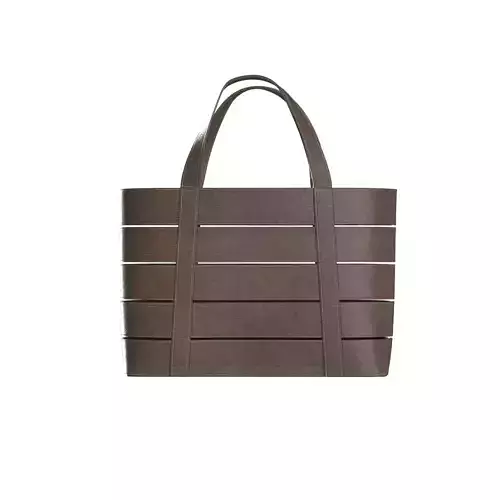 Dark brown Leather Tote Bag