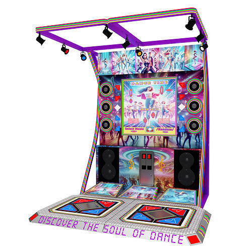 Dance Machine Arcade Game   3D model