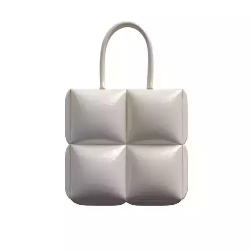 Ivory Padded Shopper Bag