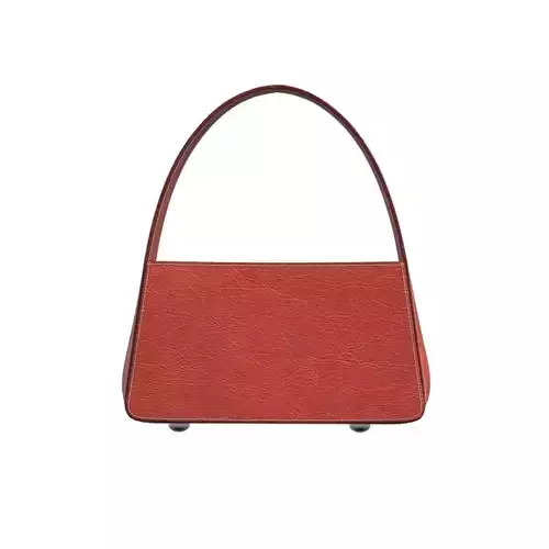 Orange Leather Mini Bag