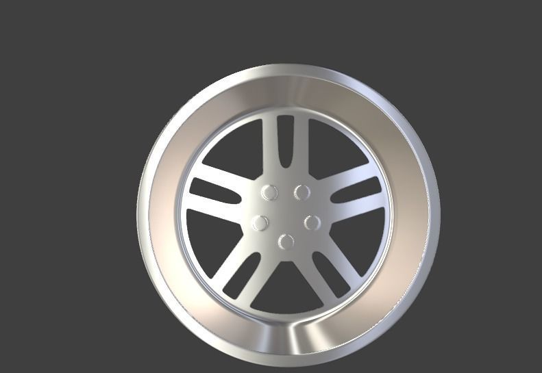 wheel from Chevrolet CORVETTE 3D print model_2
