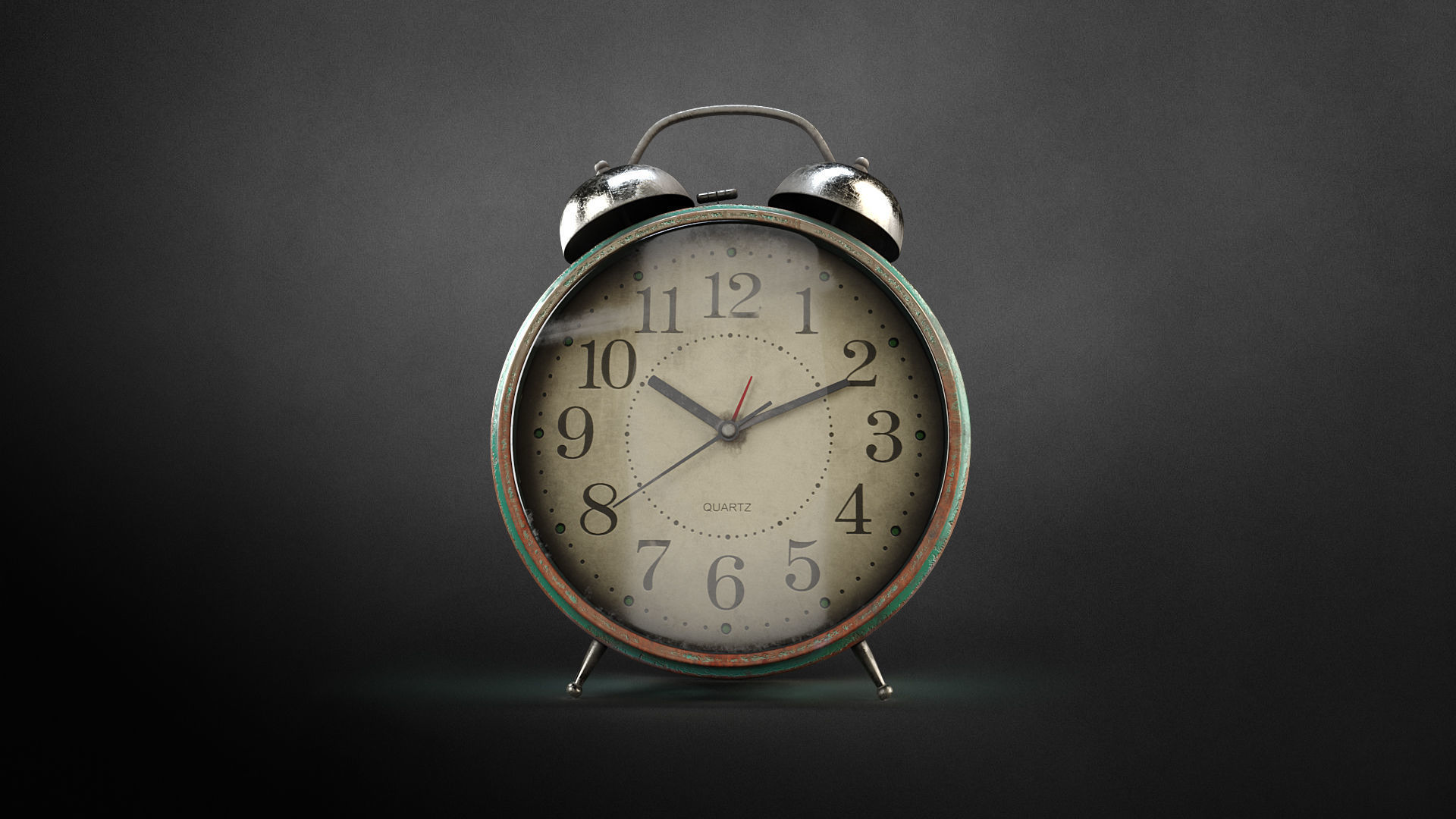 Old alarm clock 3D model_5