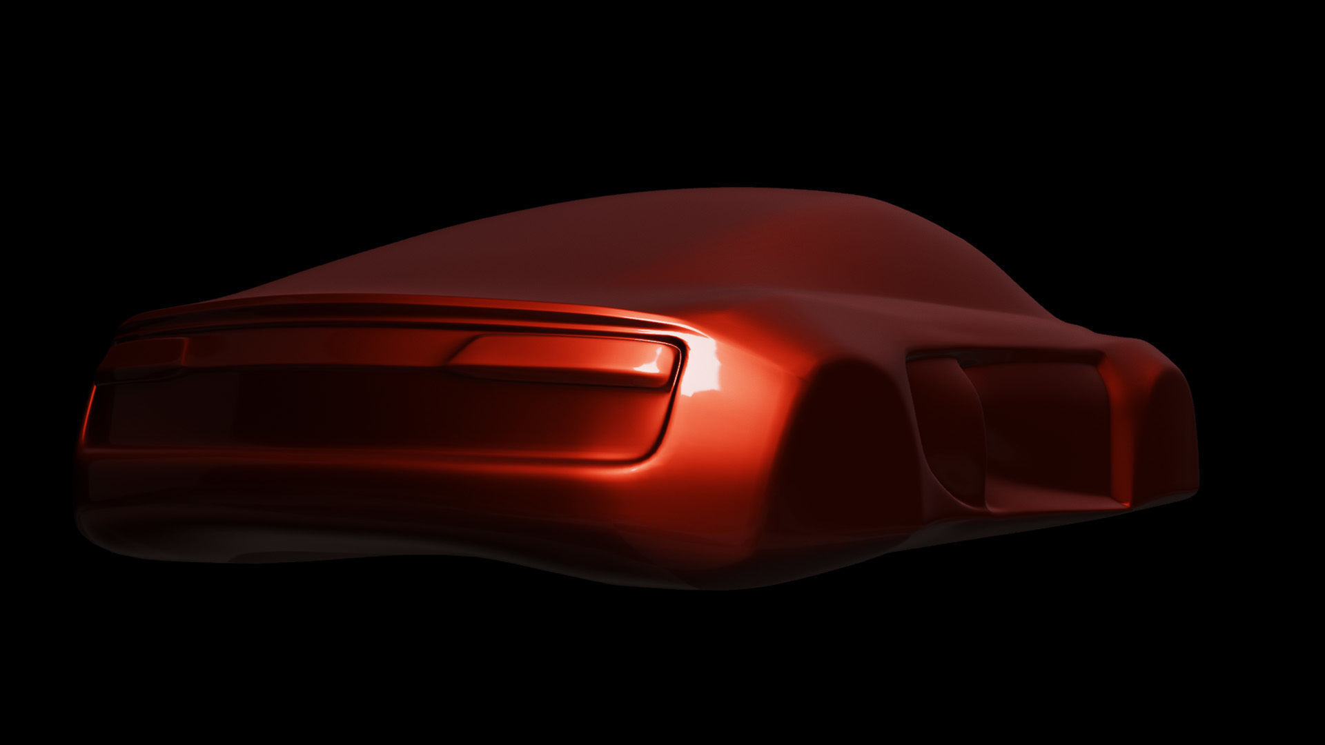 Audi R8 Sculpt Design For 3d Printing Low-poly 3D model_2