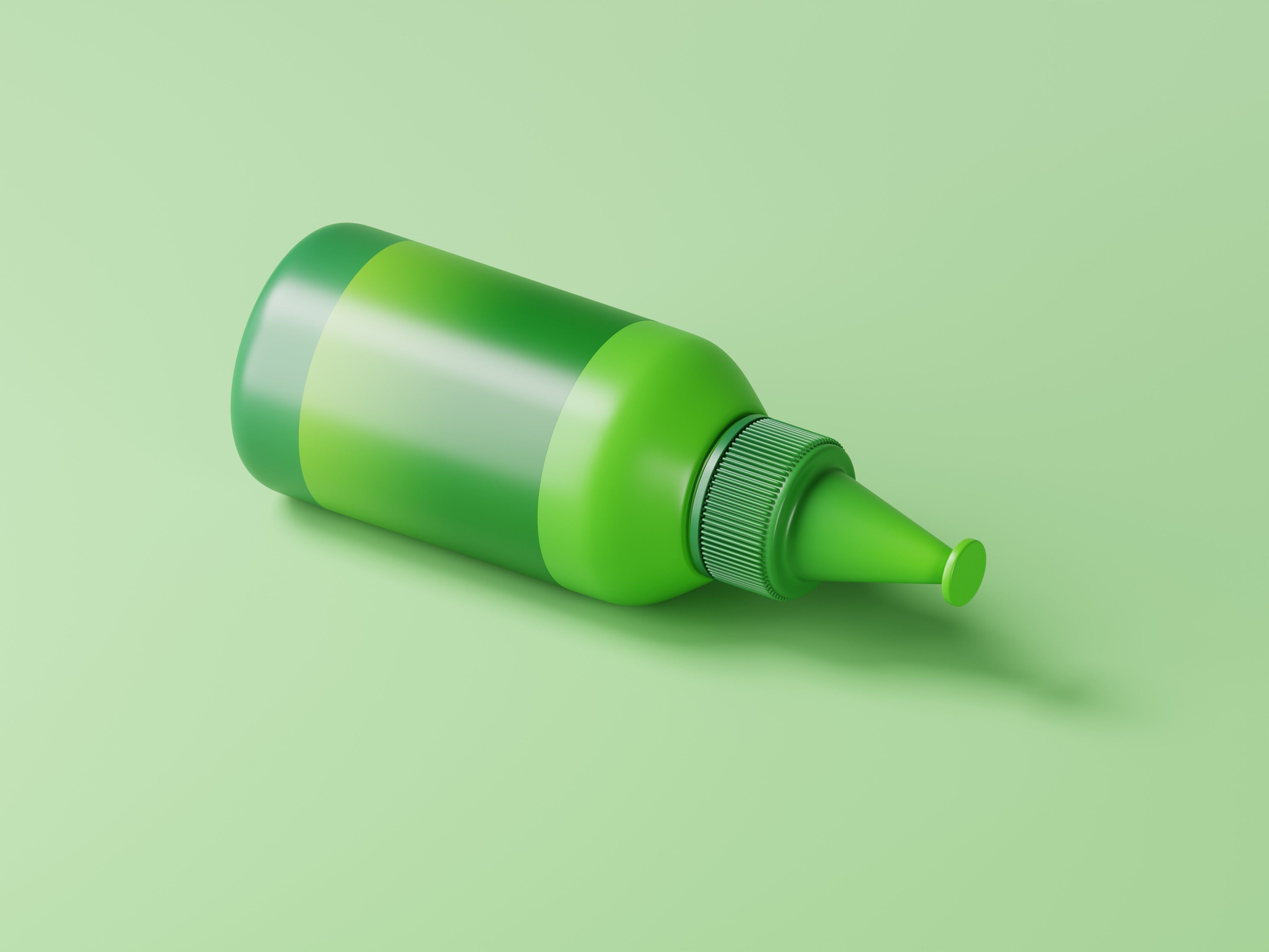Small applicator Bottle 3D Model Low-poly 3D model_9