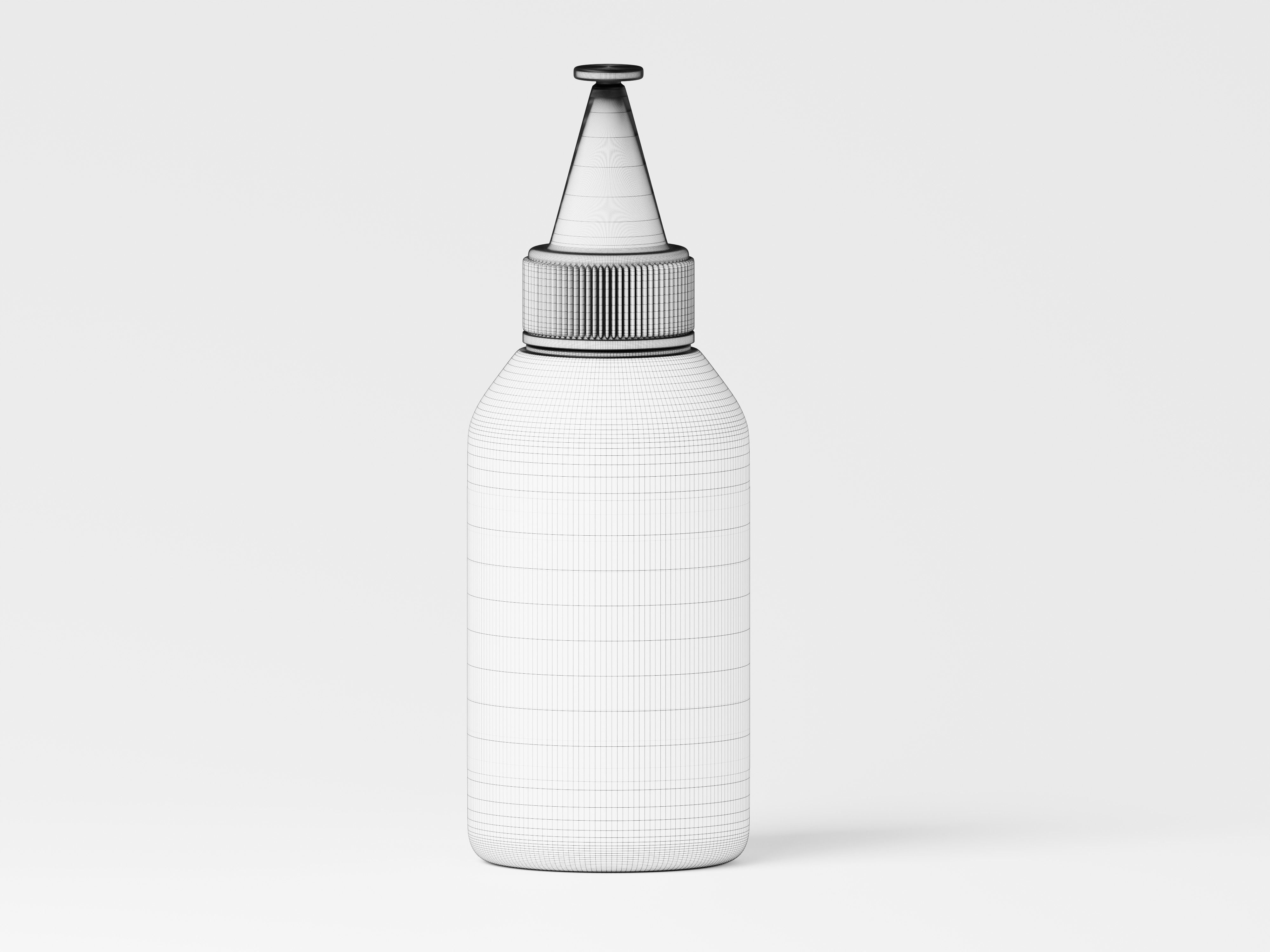 Small applicator Bottle 3D Model Low-poly 3D model_2