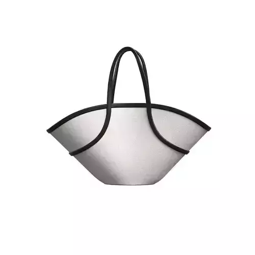 White Cotton Big Tote Bag