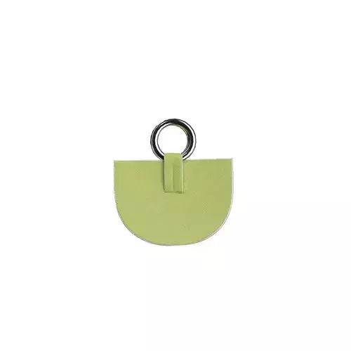 Yellowish green Leather Ring Mini Bag