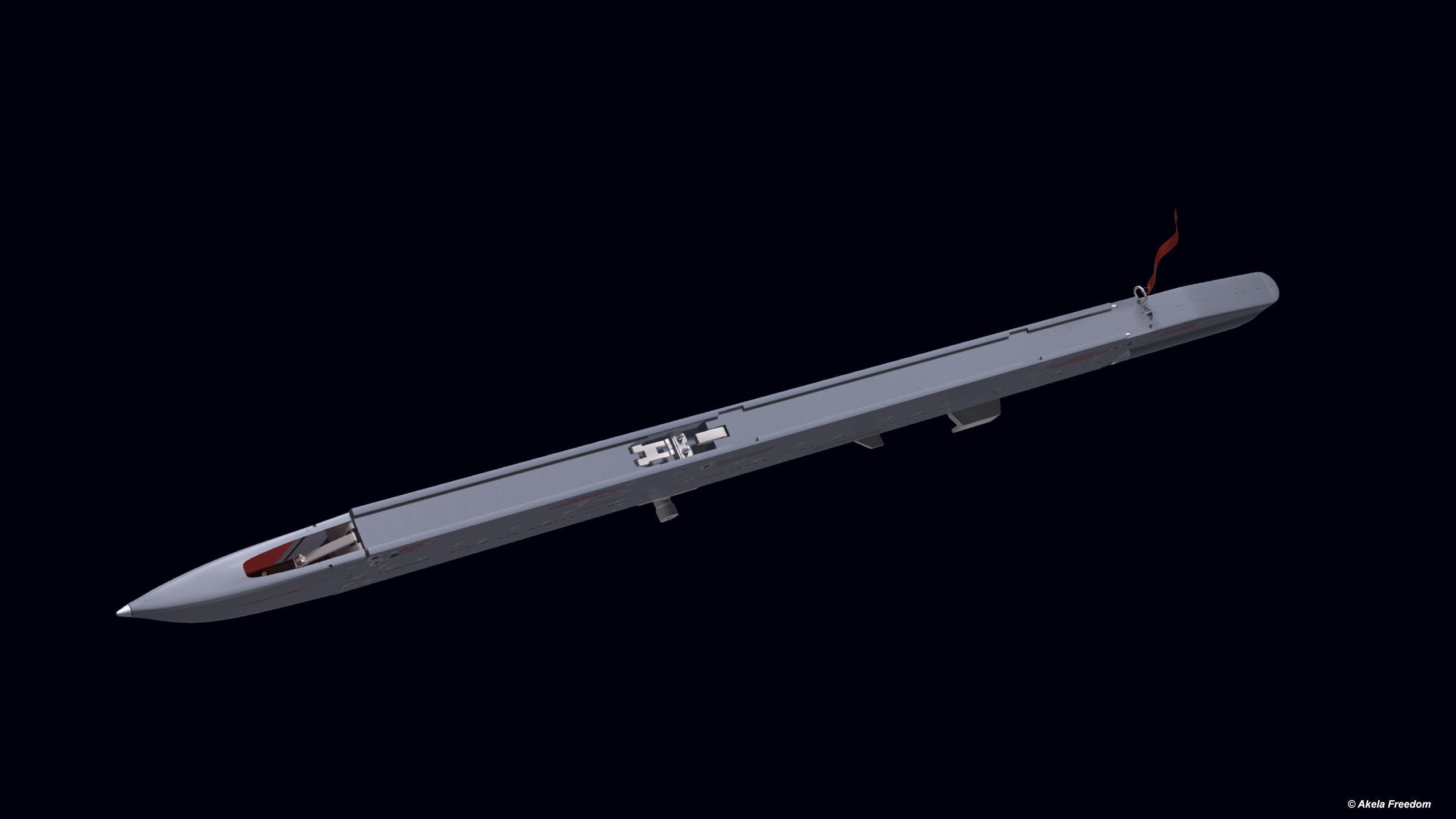 APU-60-I Launcher 3D model_1