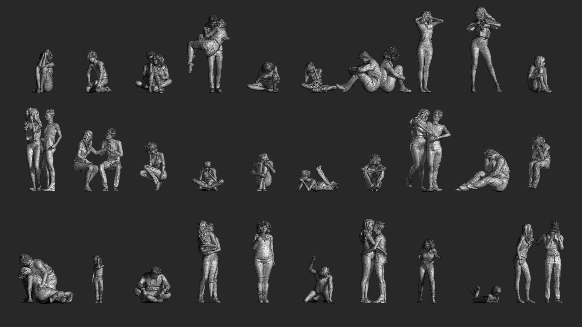 LP People 10 Emotional 3D print model_15