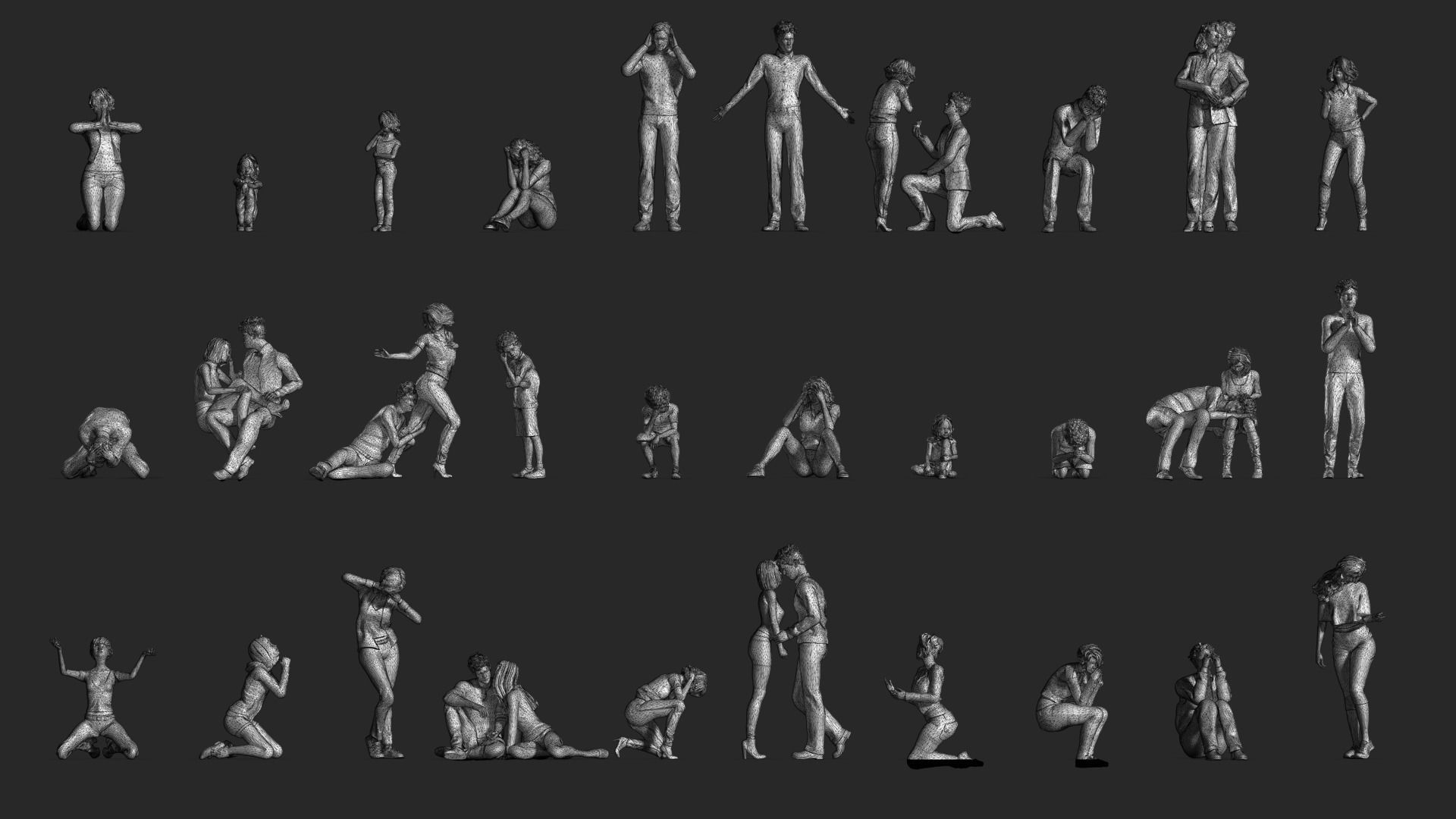 LP People 10 Emotional 3D print model_18