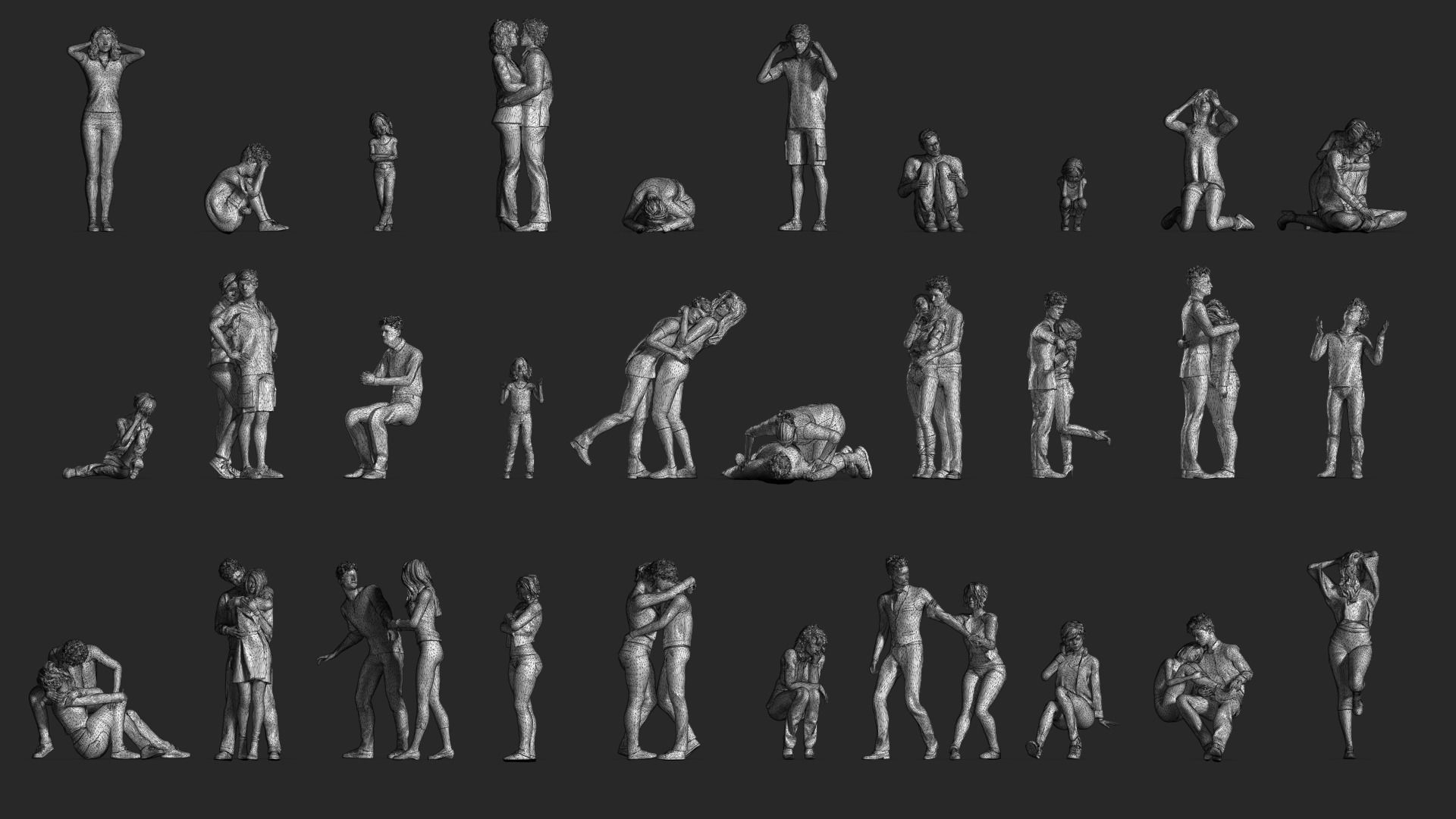 LP People 10 Emotional 3D print model_17