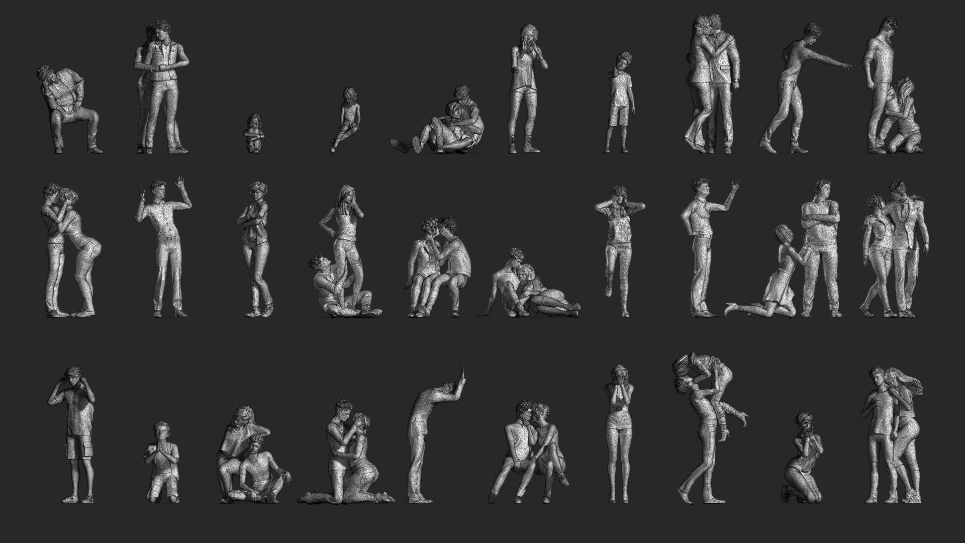 LP People 10 Emotional 3D print model_12