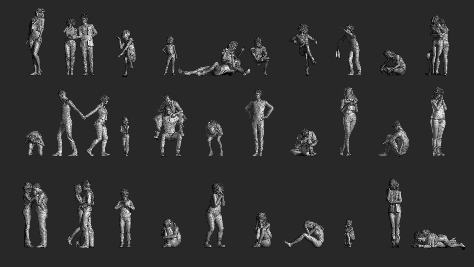 LP People 10 Emotional 3D print model_19