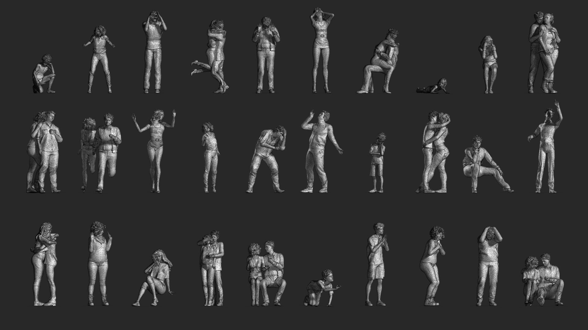 LP People 10 Emotional 3D print model_14