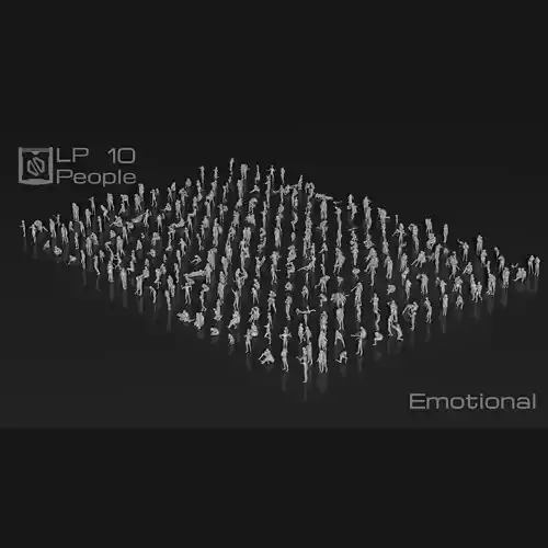 LP People 10 Emotional 3D print model