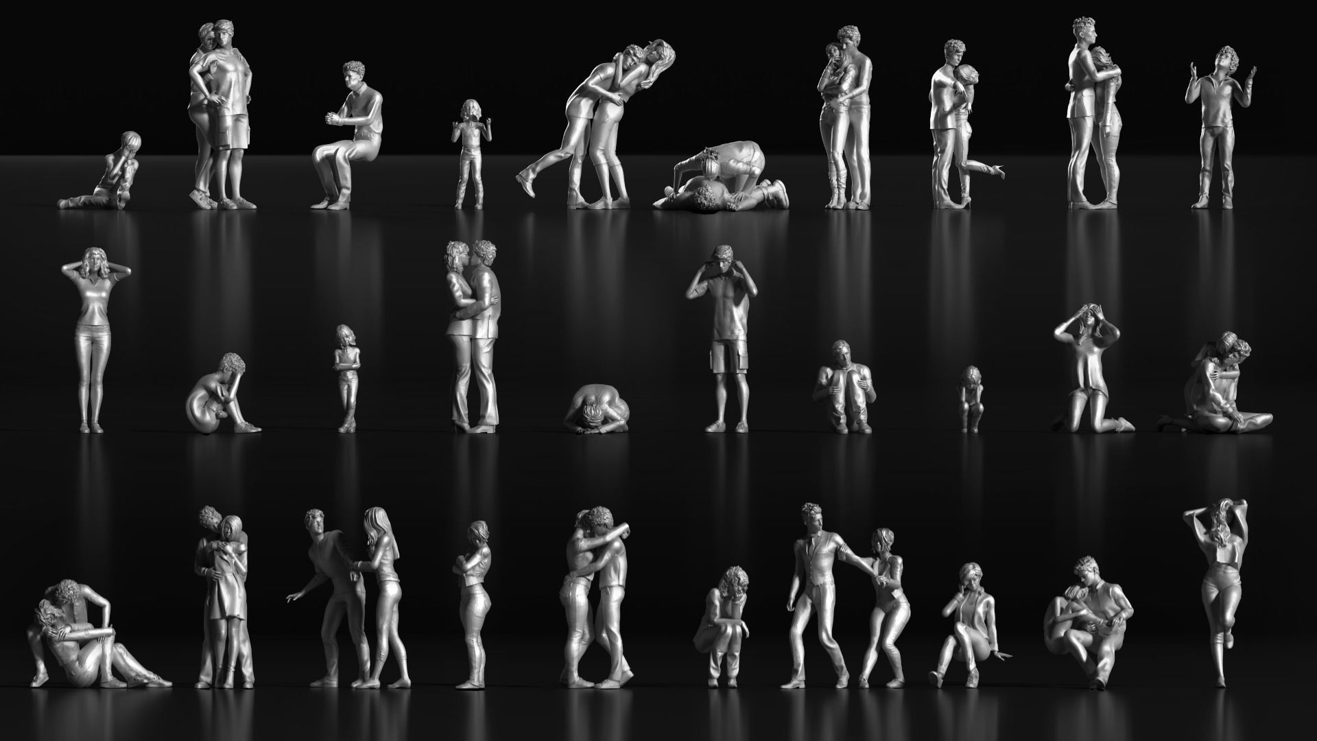 LP People 10 Emotional 3D print model_7