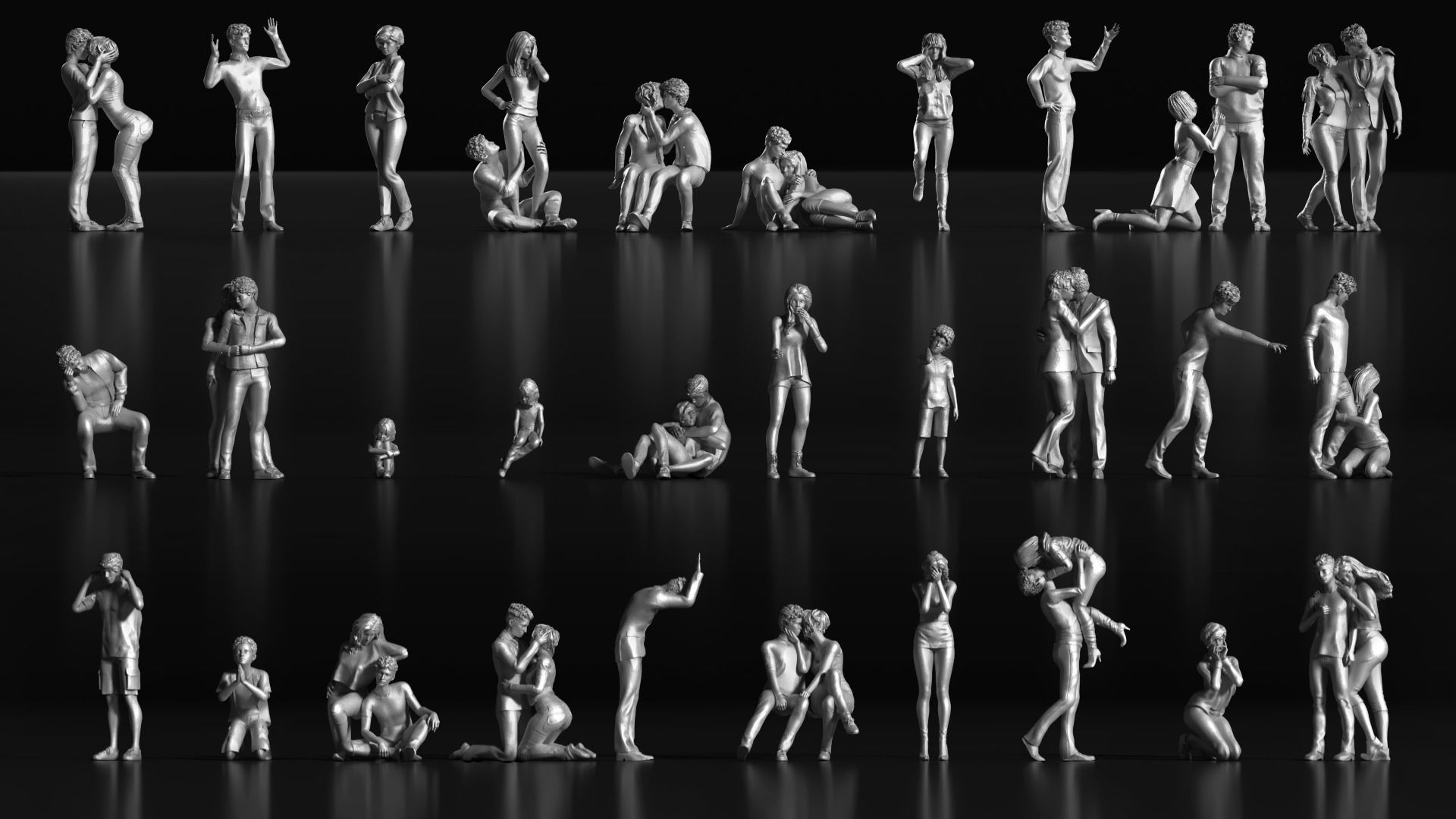 LP People 10 Emotional 3D print model_2