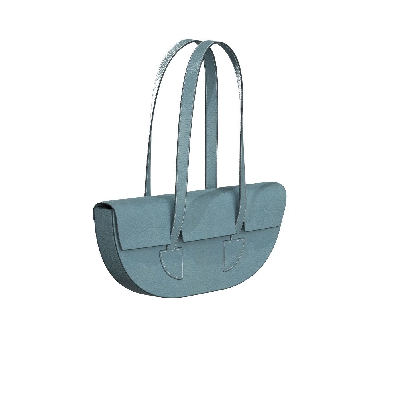Half Moon Bag 3D model_1