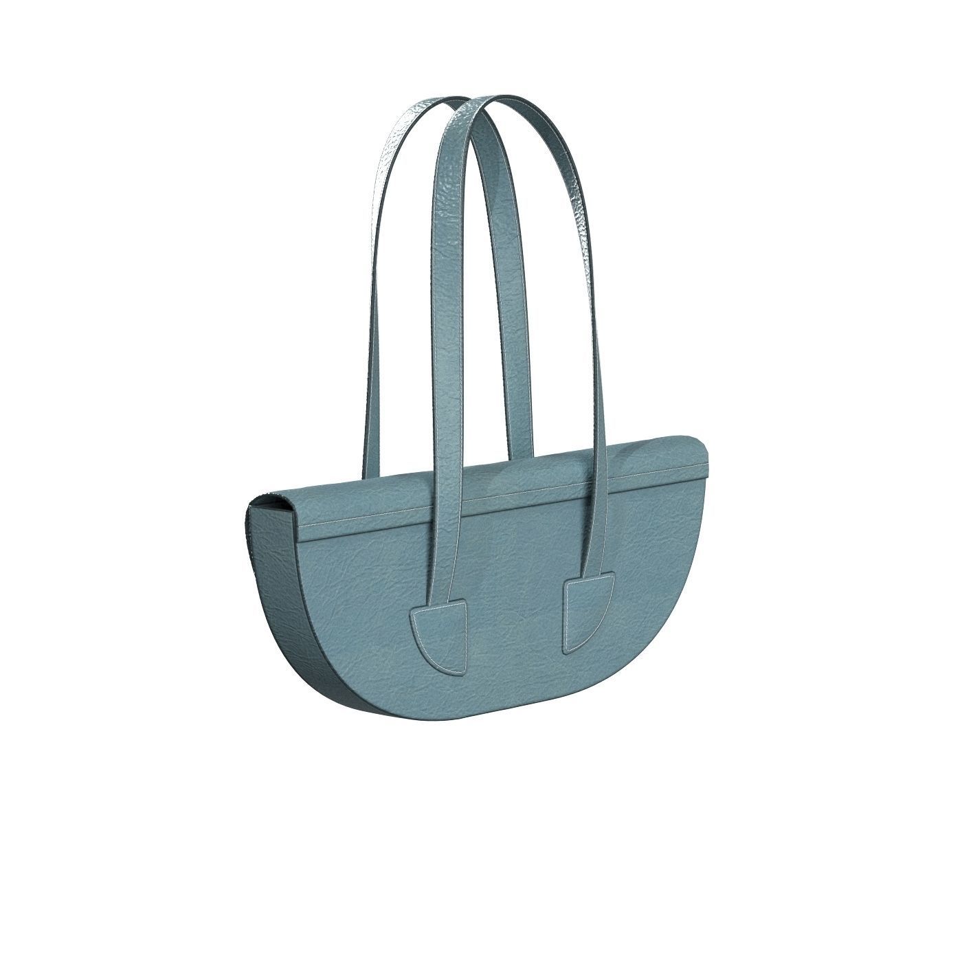 Half Moon Bag 3D model_5