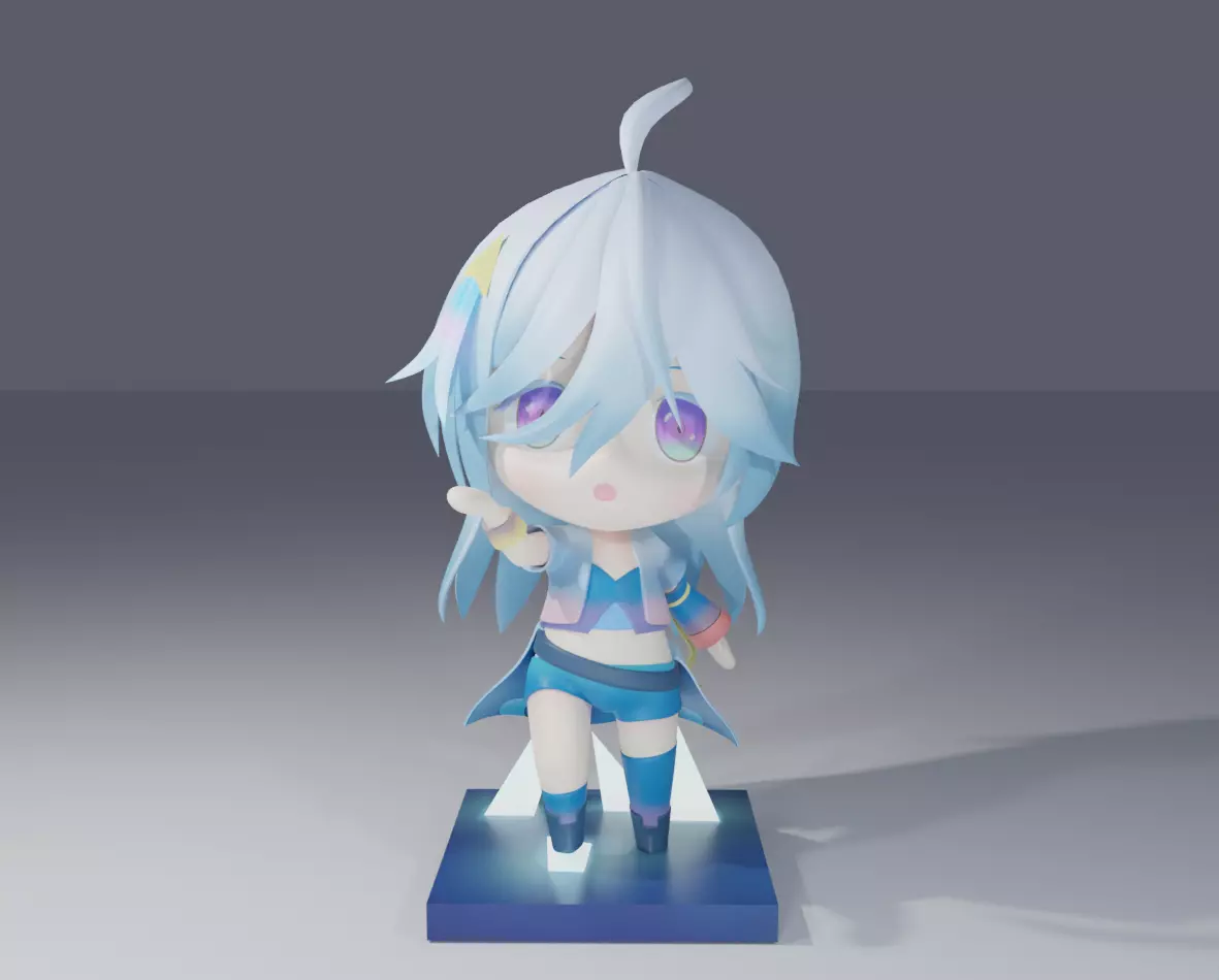 chibi Siren 3dprint 3D print model