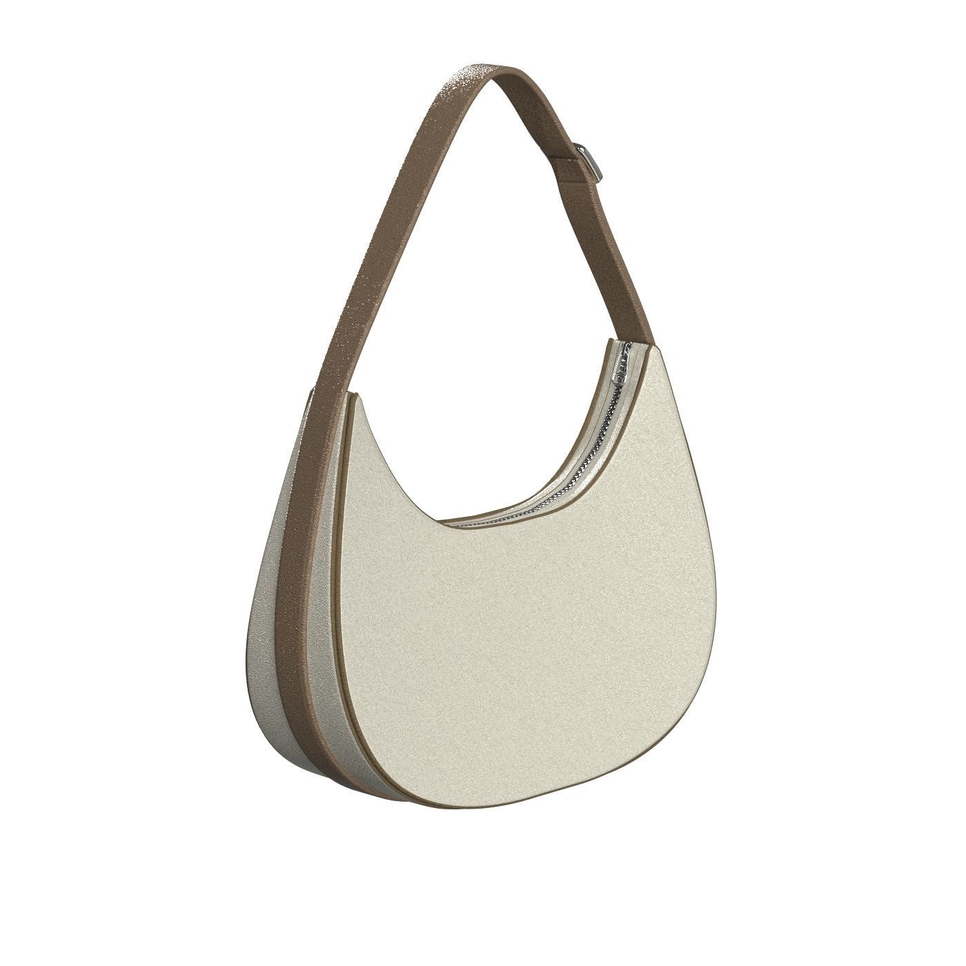 Ivory Shoulder Bag 3D model_1