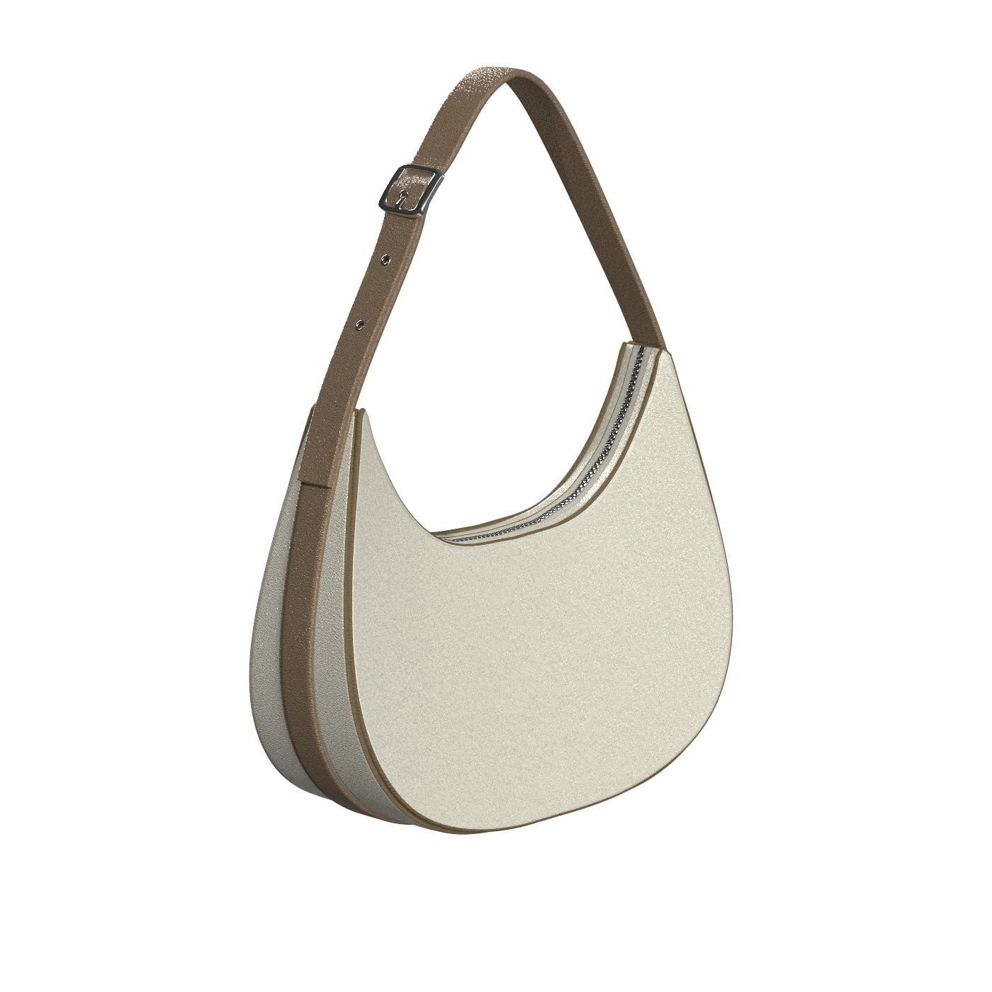 Ivory Shoulder Bag 3D model_5