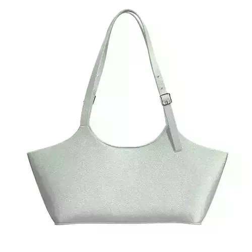 Mint Glitter Tote Bag