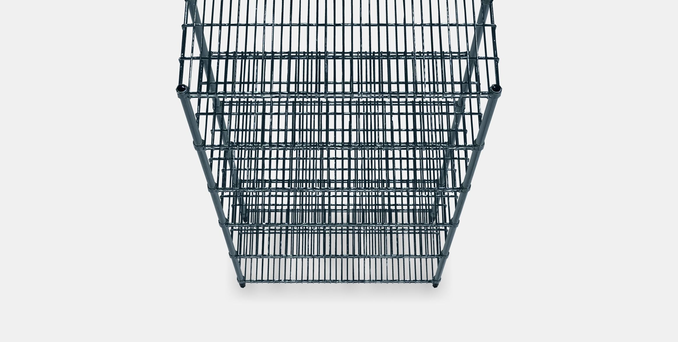 OMAR 1 compartment with shelves Low-poly 3D model_4