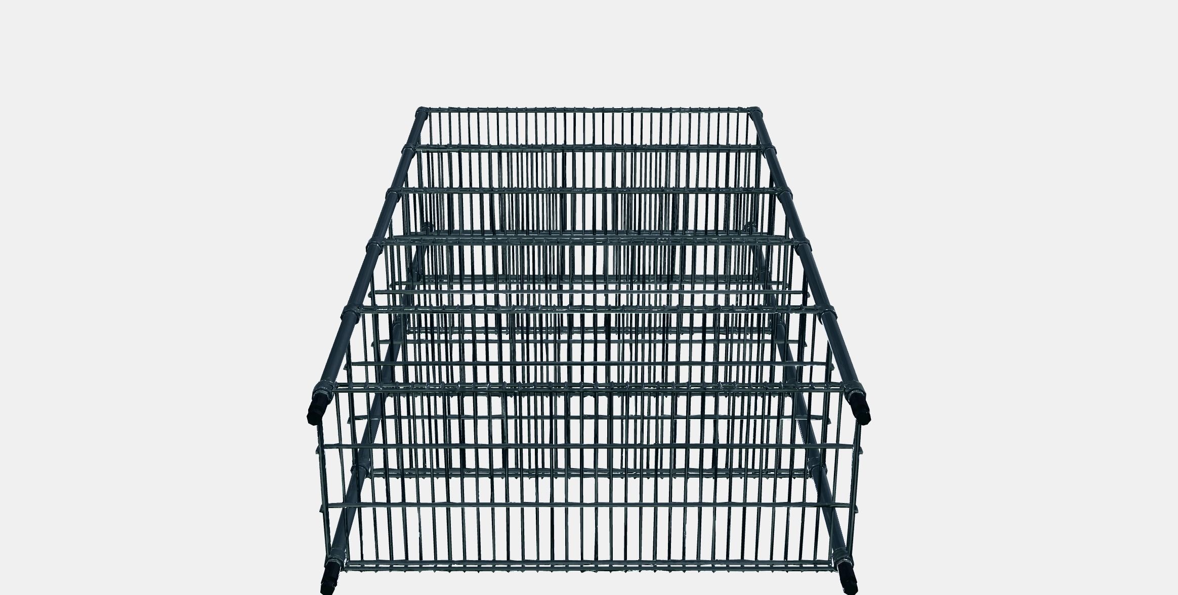 OMAR 1 compartment with shelves Low-poly 3D model_8