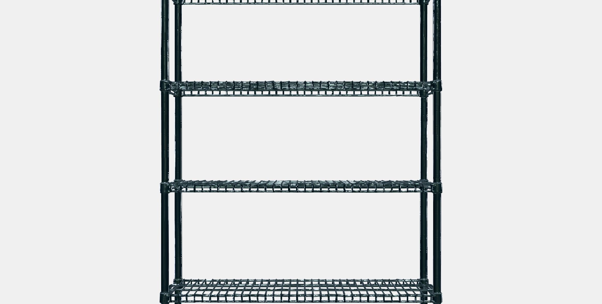OMAR 1 compartment with shelves Low-poly 3D model_11