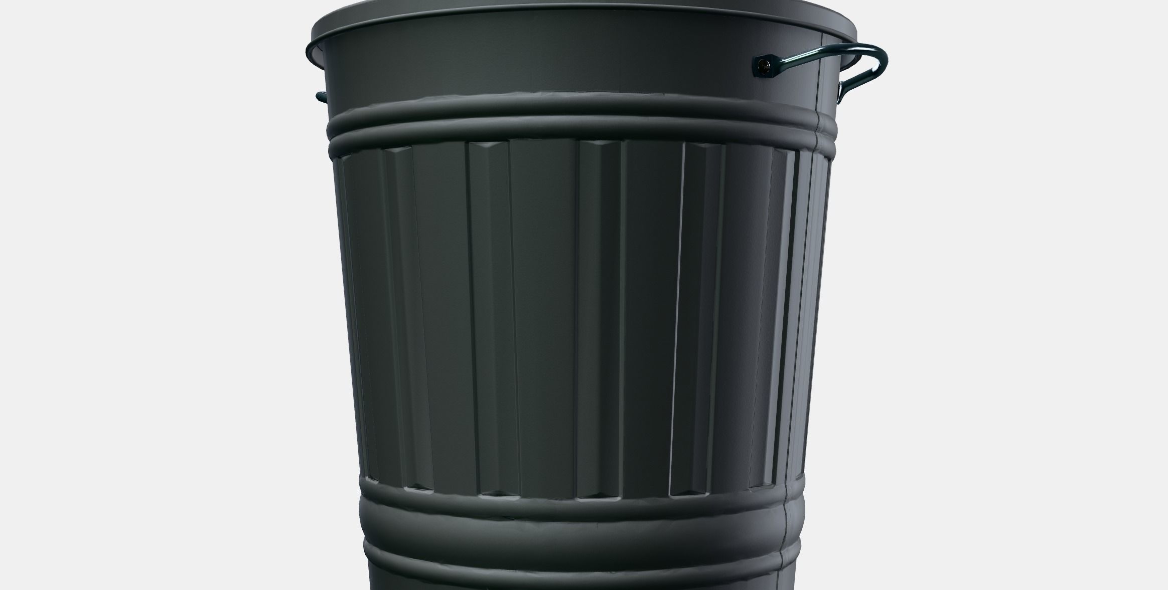 KNODD Basket with lid Low-poly 3D model_14