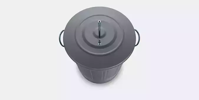 KNODD Basket with lid