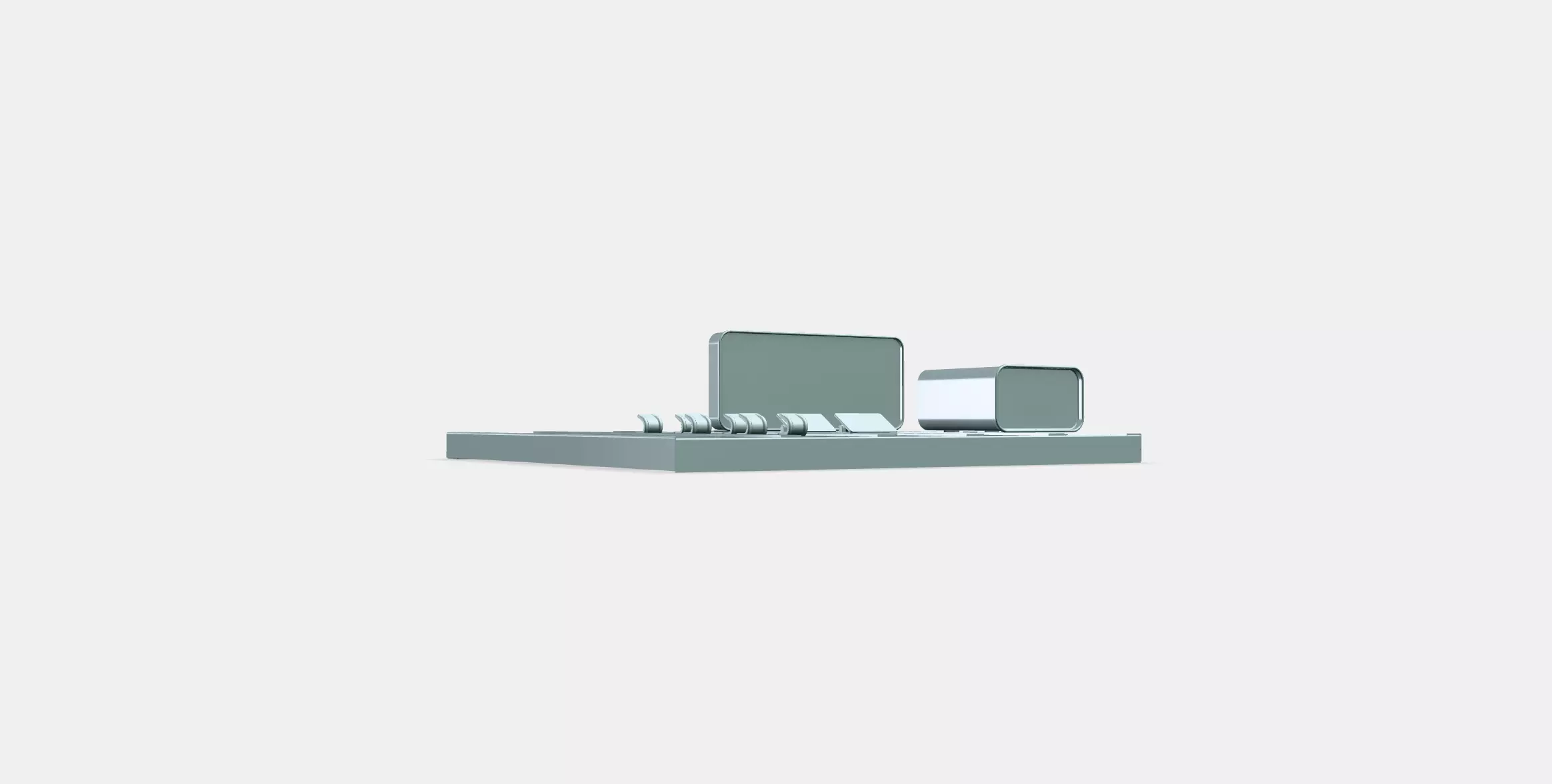 SNICKRA Storage panel 8-piece cpl Low-poly 3D model